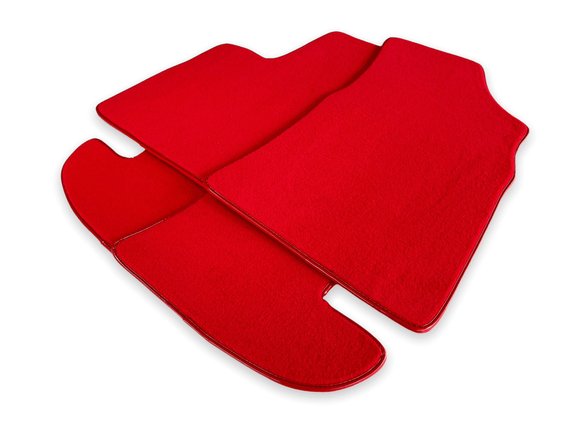 Red Floor Mats For Bentley Continental GTC (2011-2018) - AutoWin