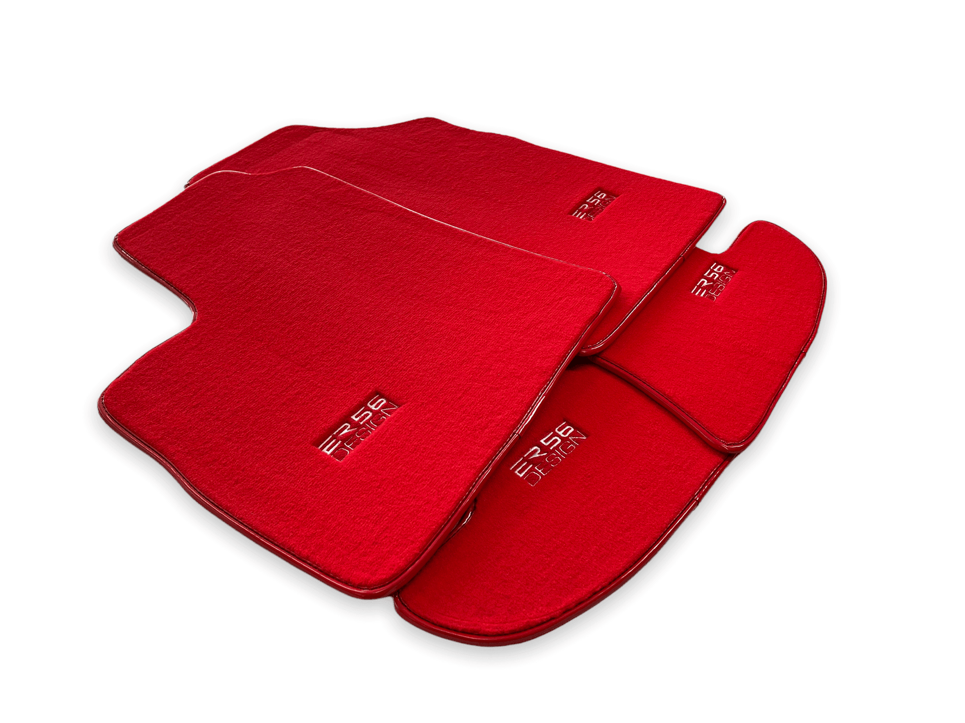 Red Floor Mats For Bentley Continental GTC (2011-2018) Er56 Design - AutoWin