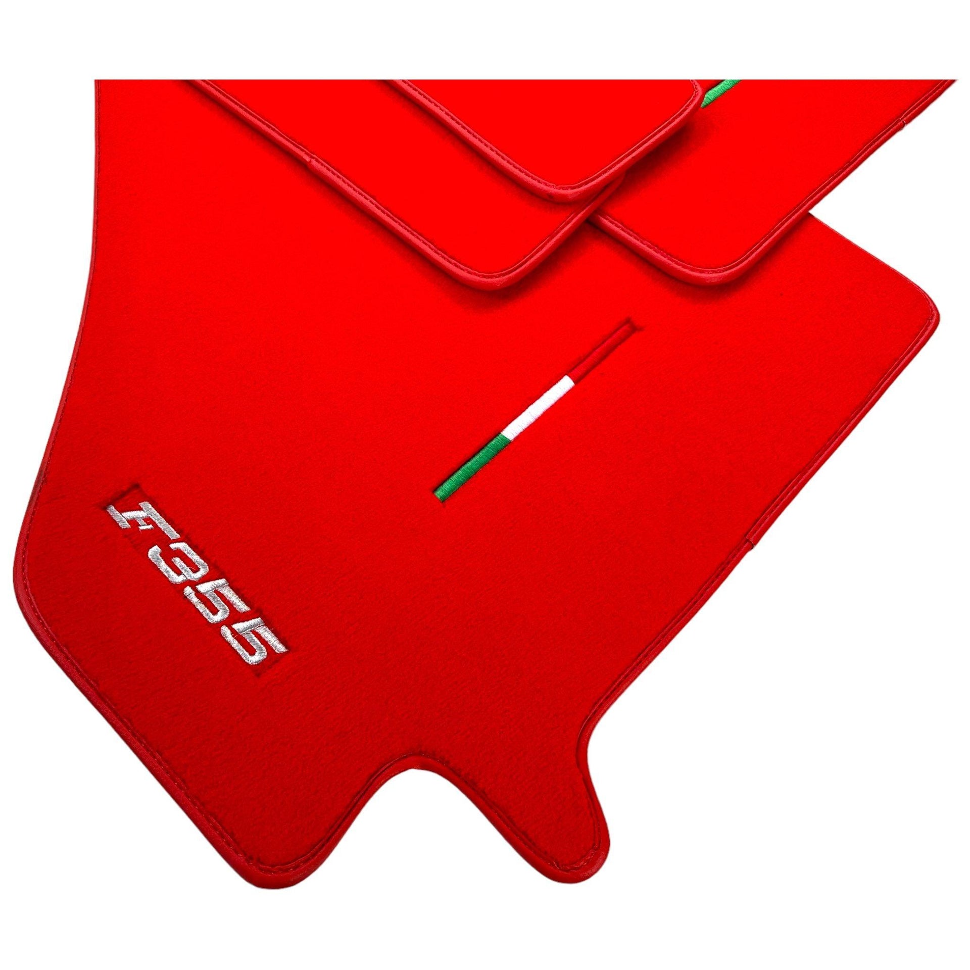 Red Floor Mats For Ferrari F355 1994-1999 - AutoWin