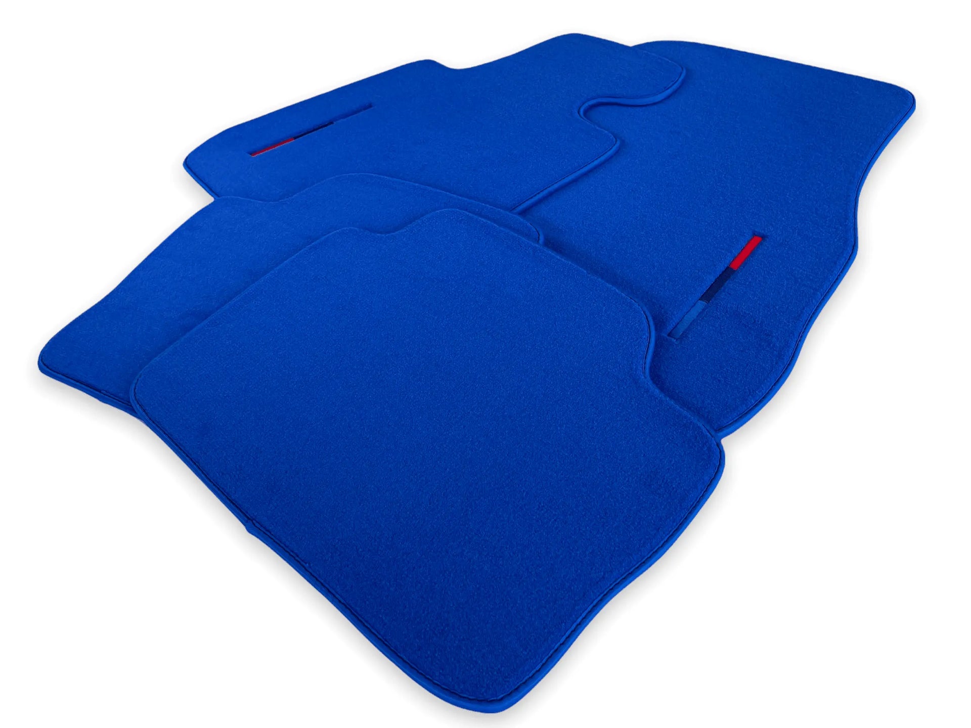 Blue Floor Mats For BMW M3 F80 Series With M Package - AutoWin