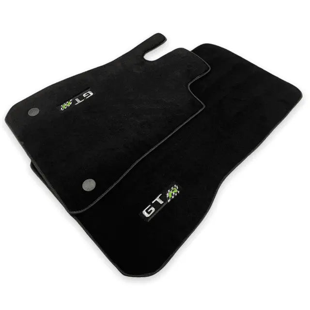 Floor Mats For Mercedes-Benz Amg Gtr Green Logo Autowin Brand - AutoWin