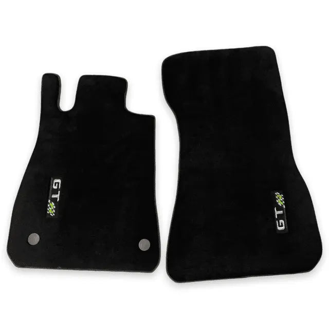 Floor Mats For Mercedes-Benz Amg Gtr Green Logo Autowin Brand - AutoWin