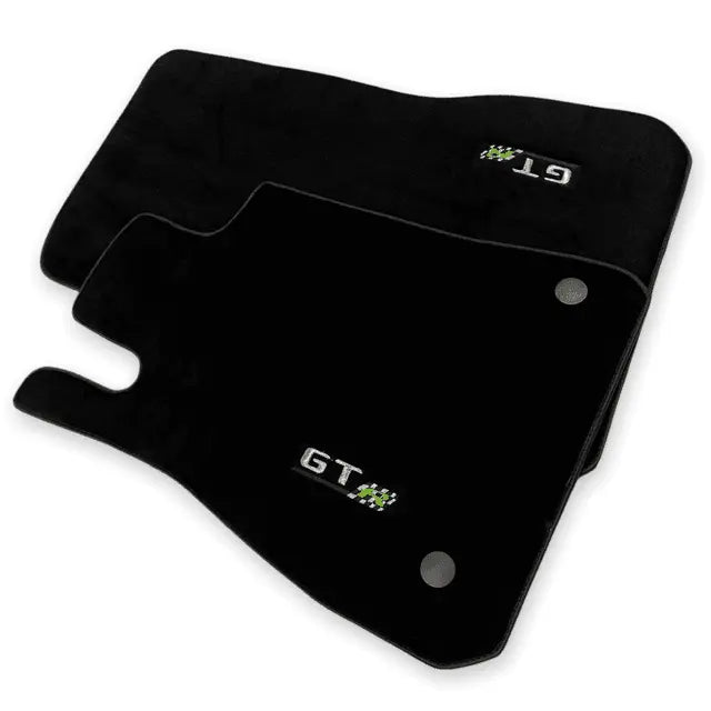 Floor Mats For Mercedes-Benz Amg Gtr Green Logo Autowin Brand - AutoWin