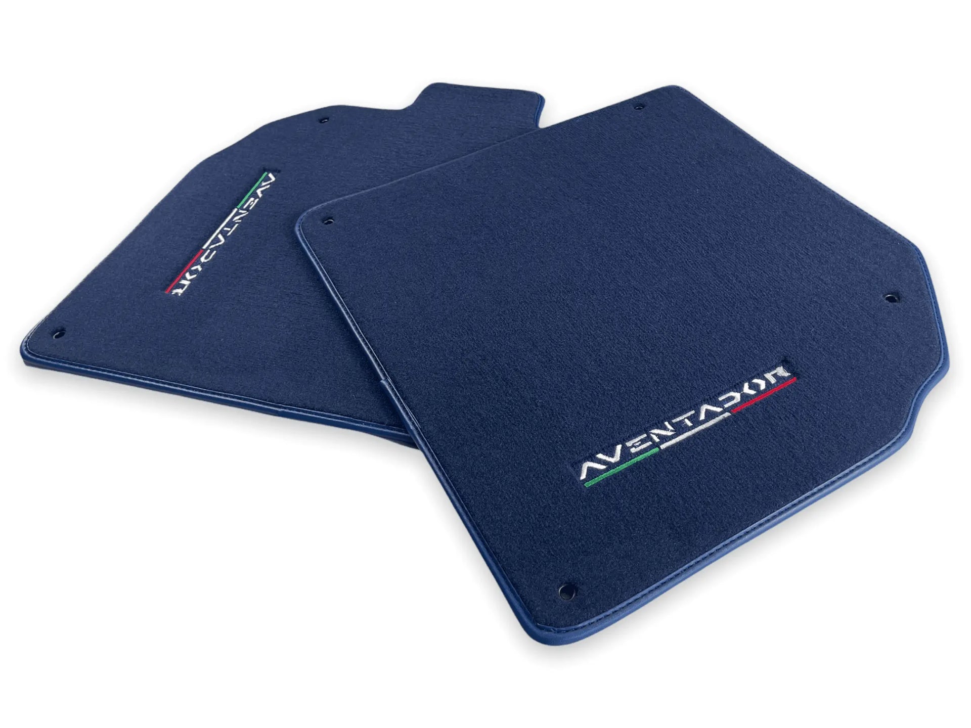 Floor Mats for Lamborghini Aventador Dark Blue Color - AutoWin