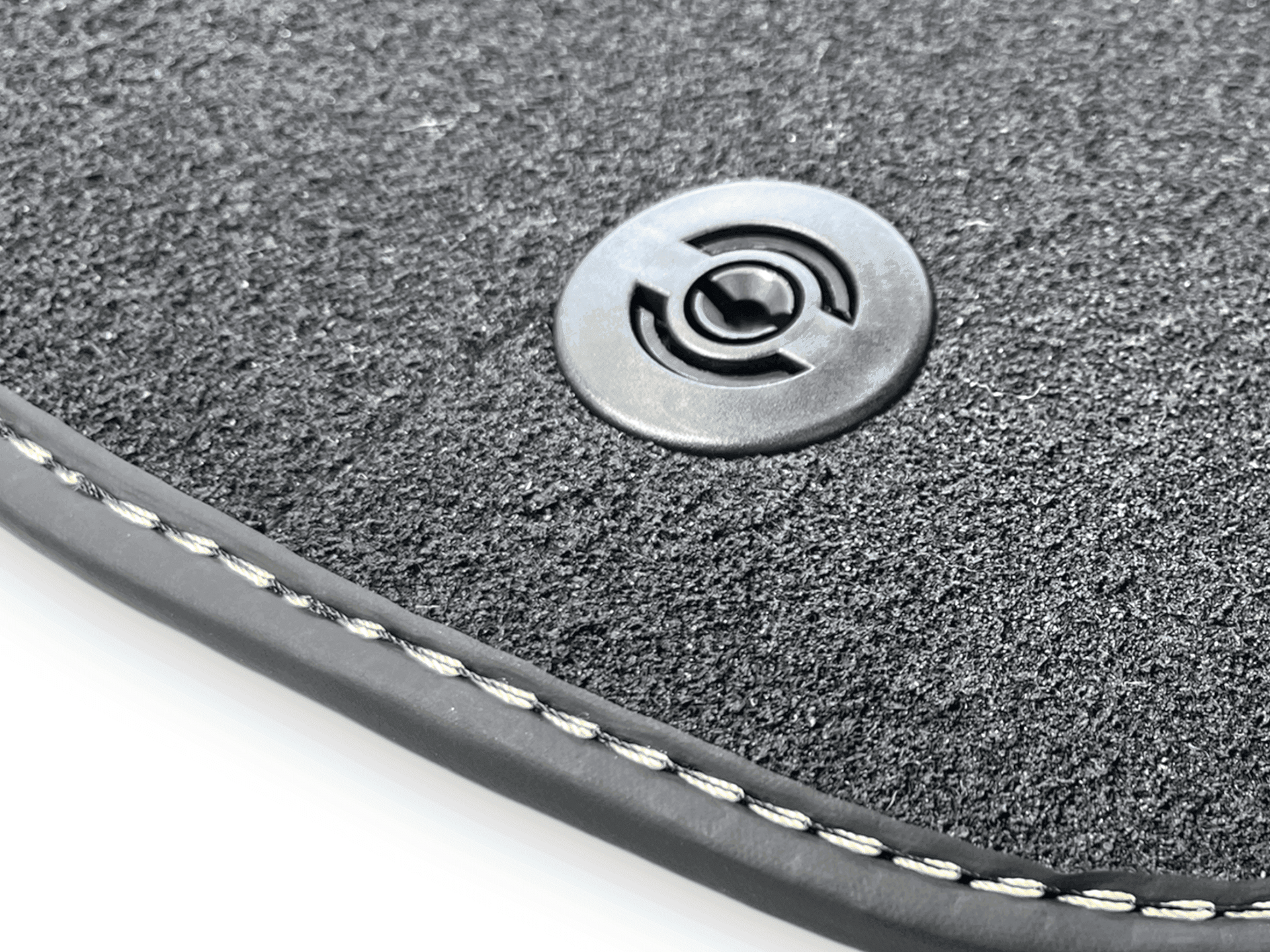 Beige Floor Mats For Ferrari 812 Superfast With Alcantara Leather - AutoWin