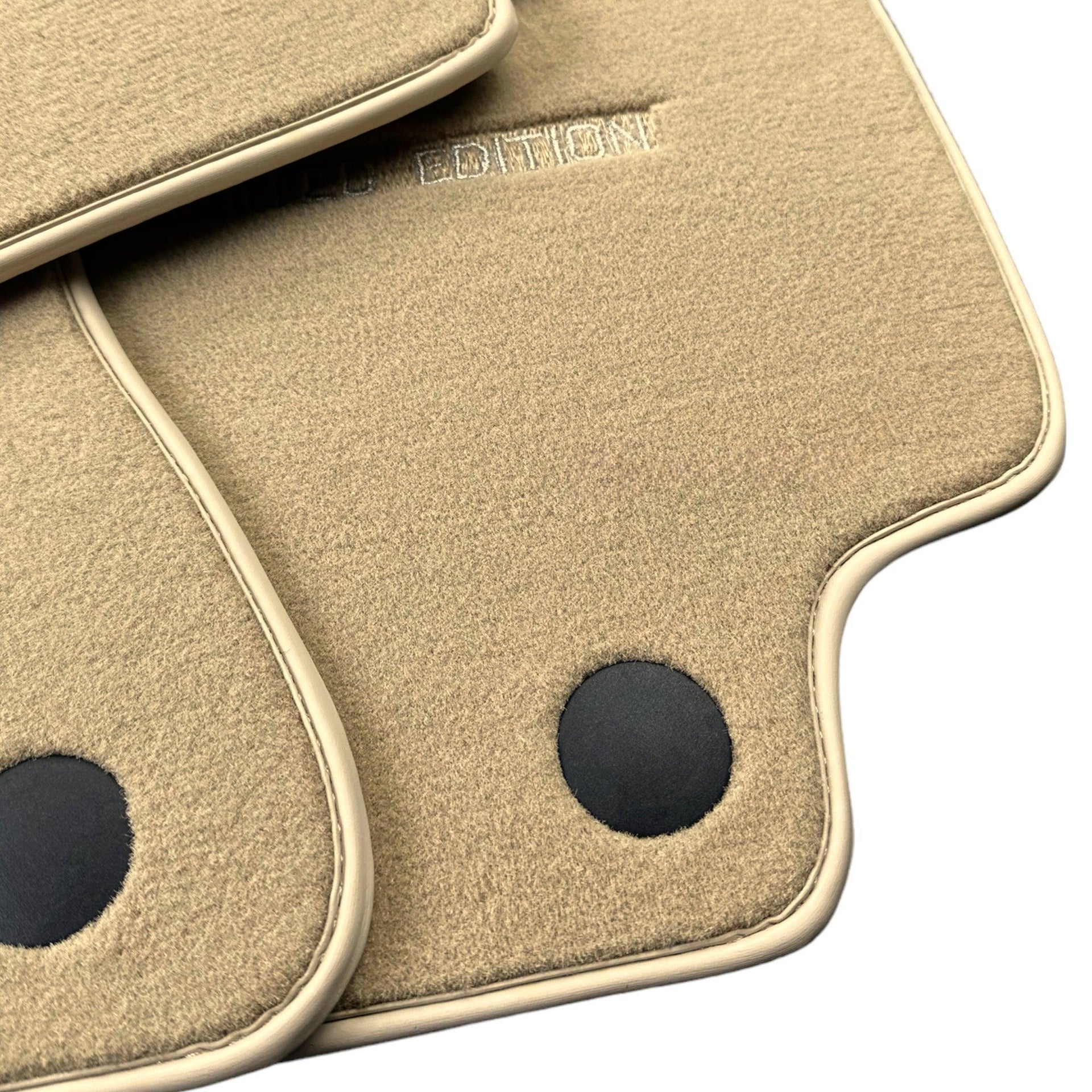 Beige Floor Mats For Mercedes Benz E-Class W210 Sedan 4Matic (1995-2002) | Limited Edition - AutoWin