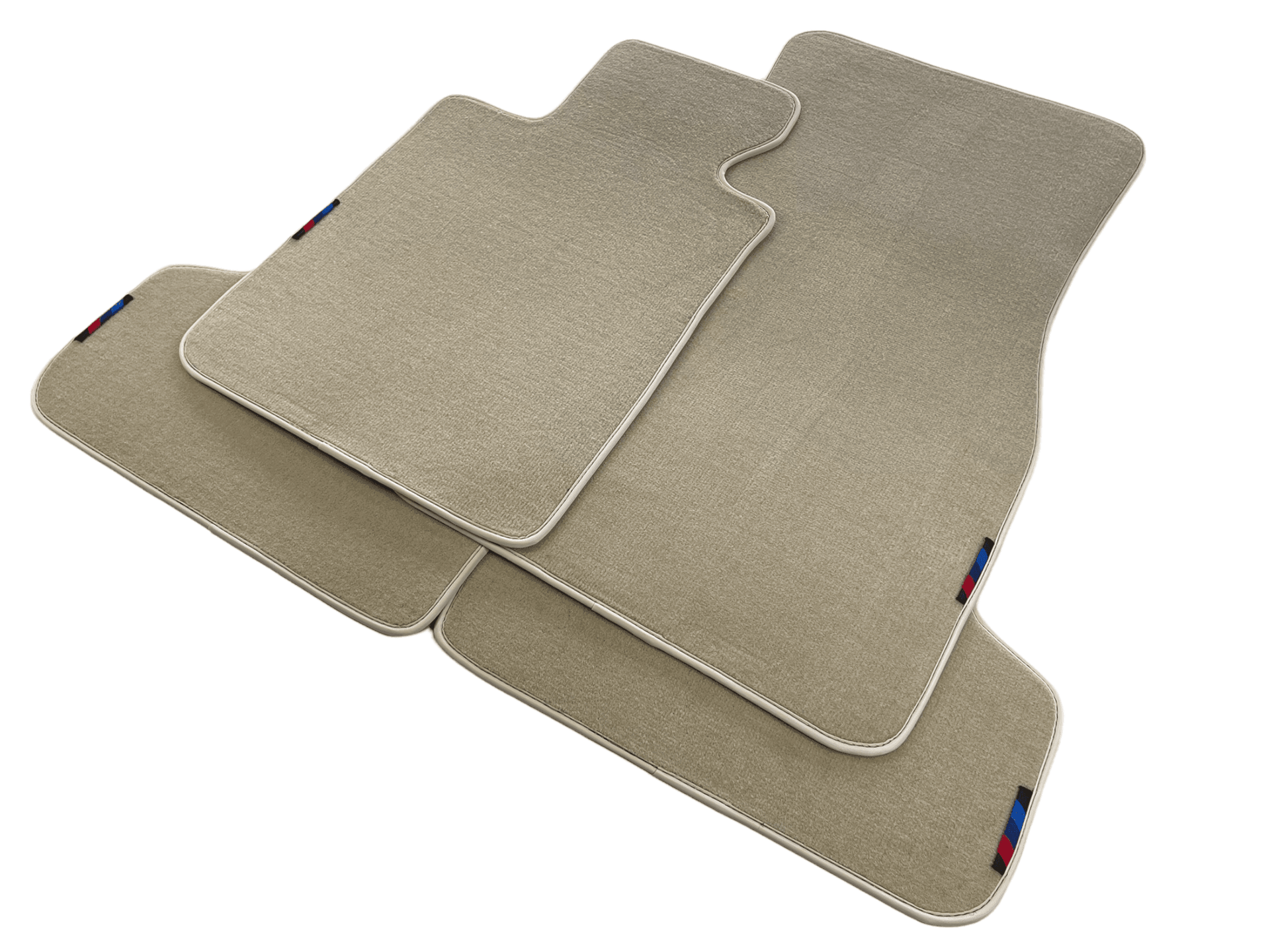 Beige Mats For BMW M8 F91 Convertible With M Package - AutoWin