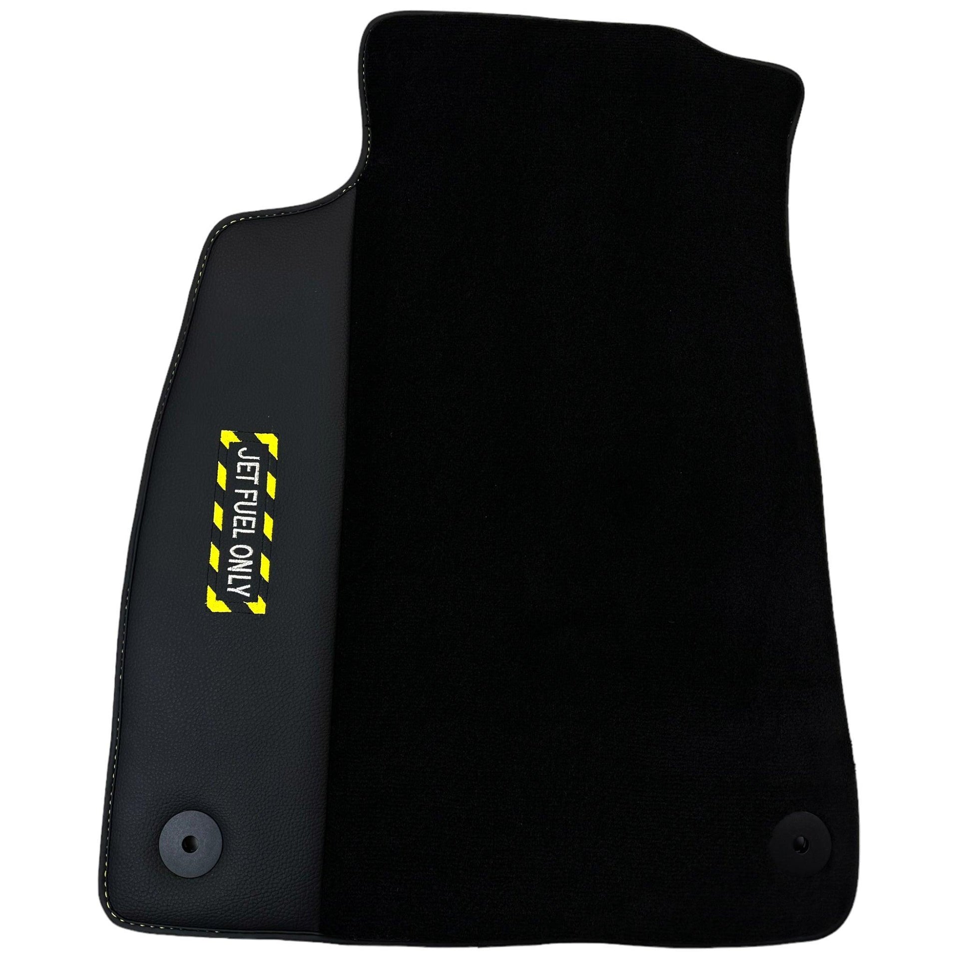 Black Floor Mats for Audi A4 - B7 Sedan (2005-2008) | Fighter Jet Edition - AutoWin