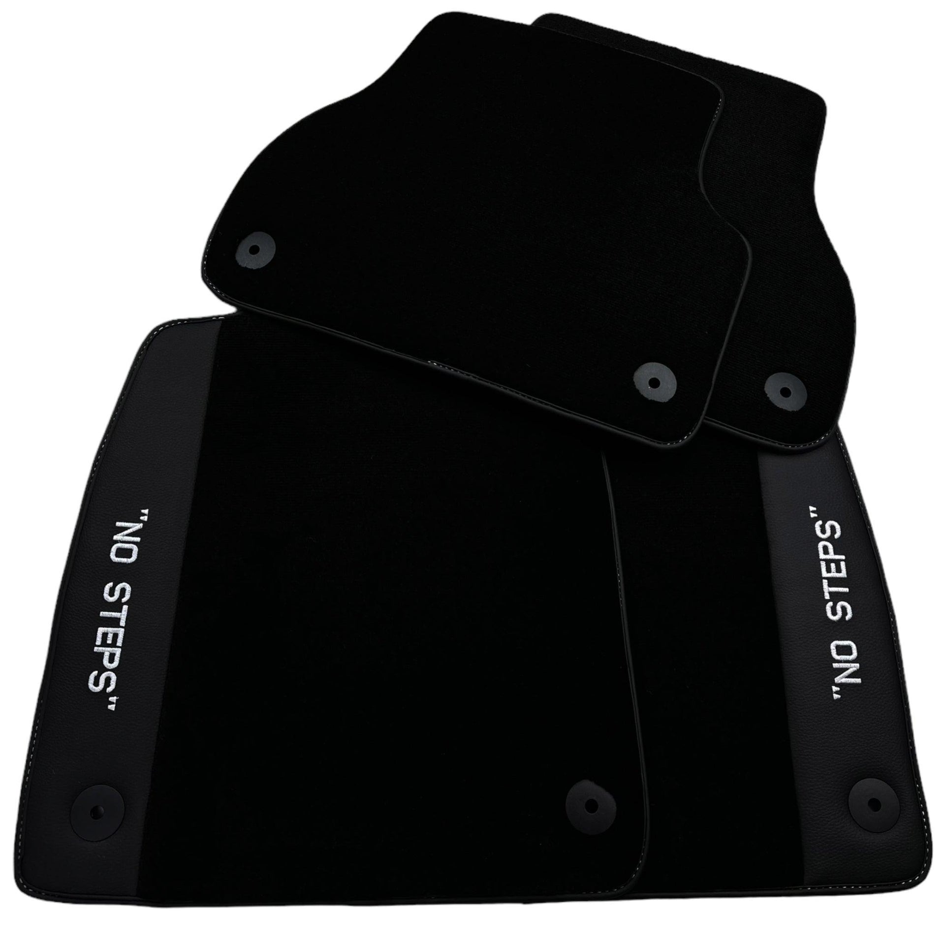 Black Floor Mats for Audi A6 - C7 Avant (2011-2018) | No Steps - AutoWin