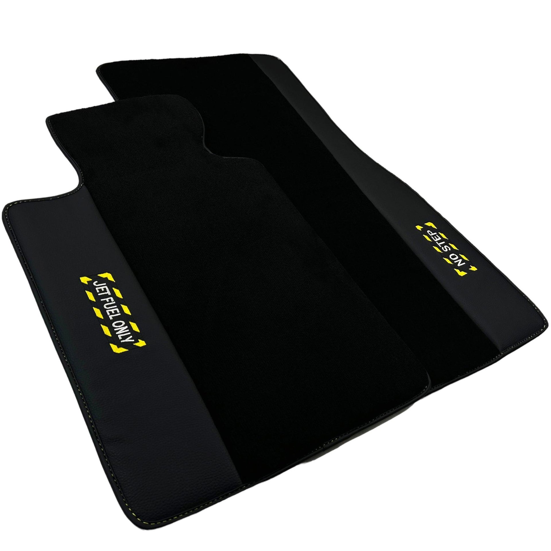 Black Floor Mats For BMW 6 Series E63 | Fighter Jet Edition AutoWin Brand - AutoWin