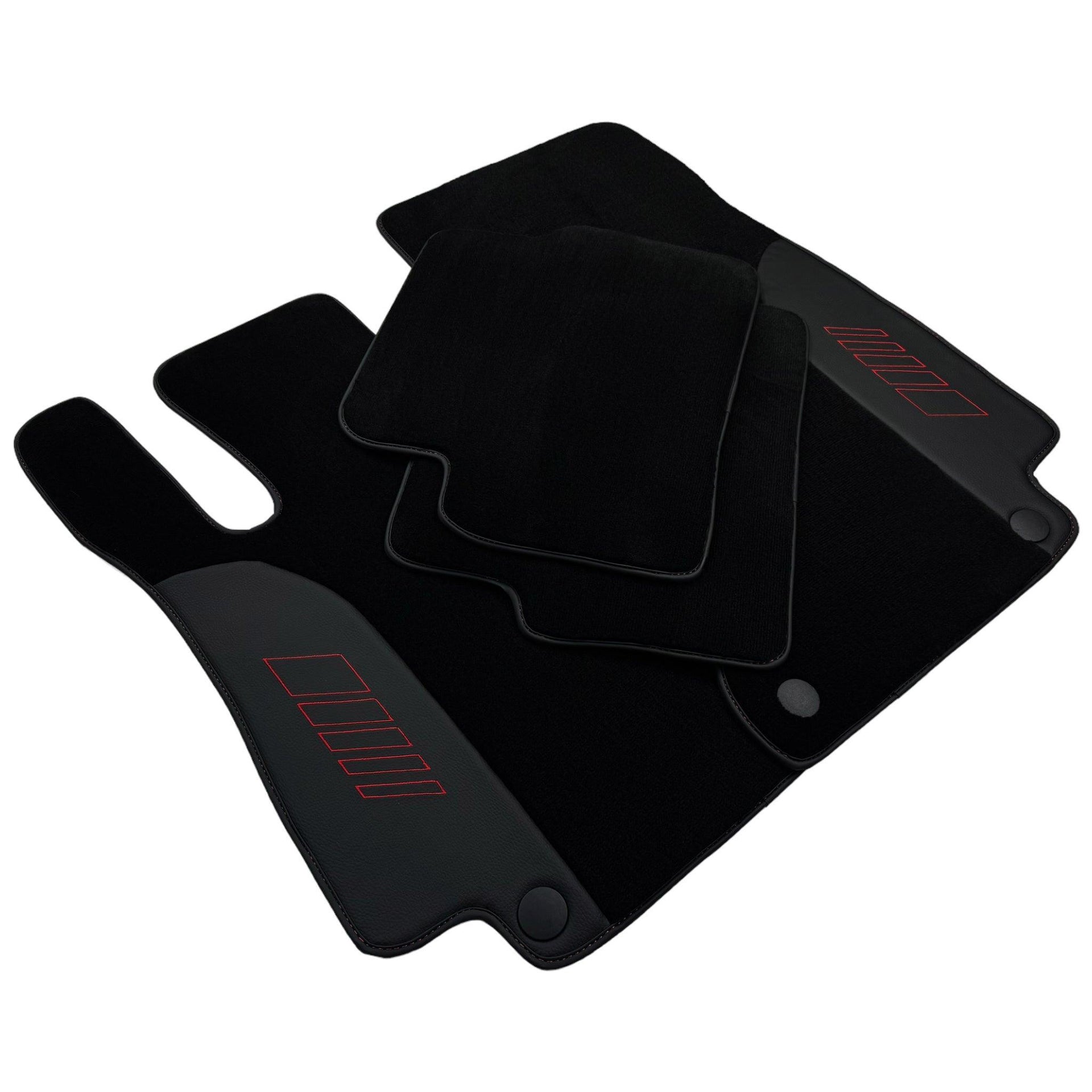 Black Floor Mats For Mercedes Benz C-Class S203 Estate 4Matic (2001-2007) | AutoWin Edition - AutoWin
