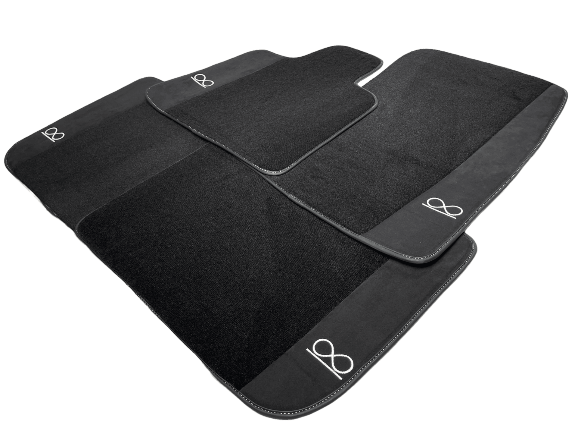 Black Floor Mats For Rolls Royce Black Badge Dawn - AutoWin