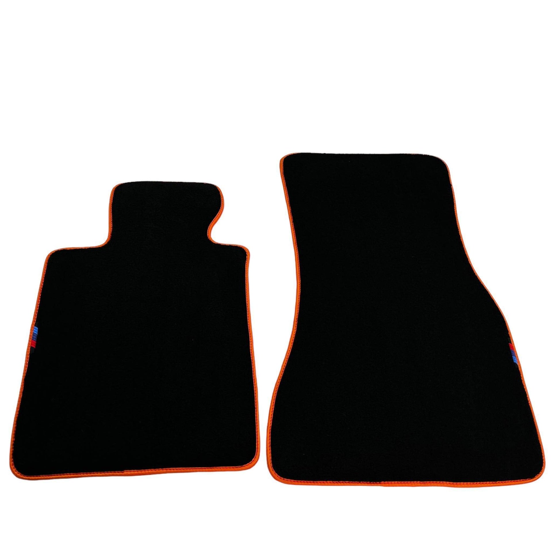 Black Mats For BMW 3 Series G21 5-door Wagon | Orange Trim - AutoWin