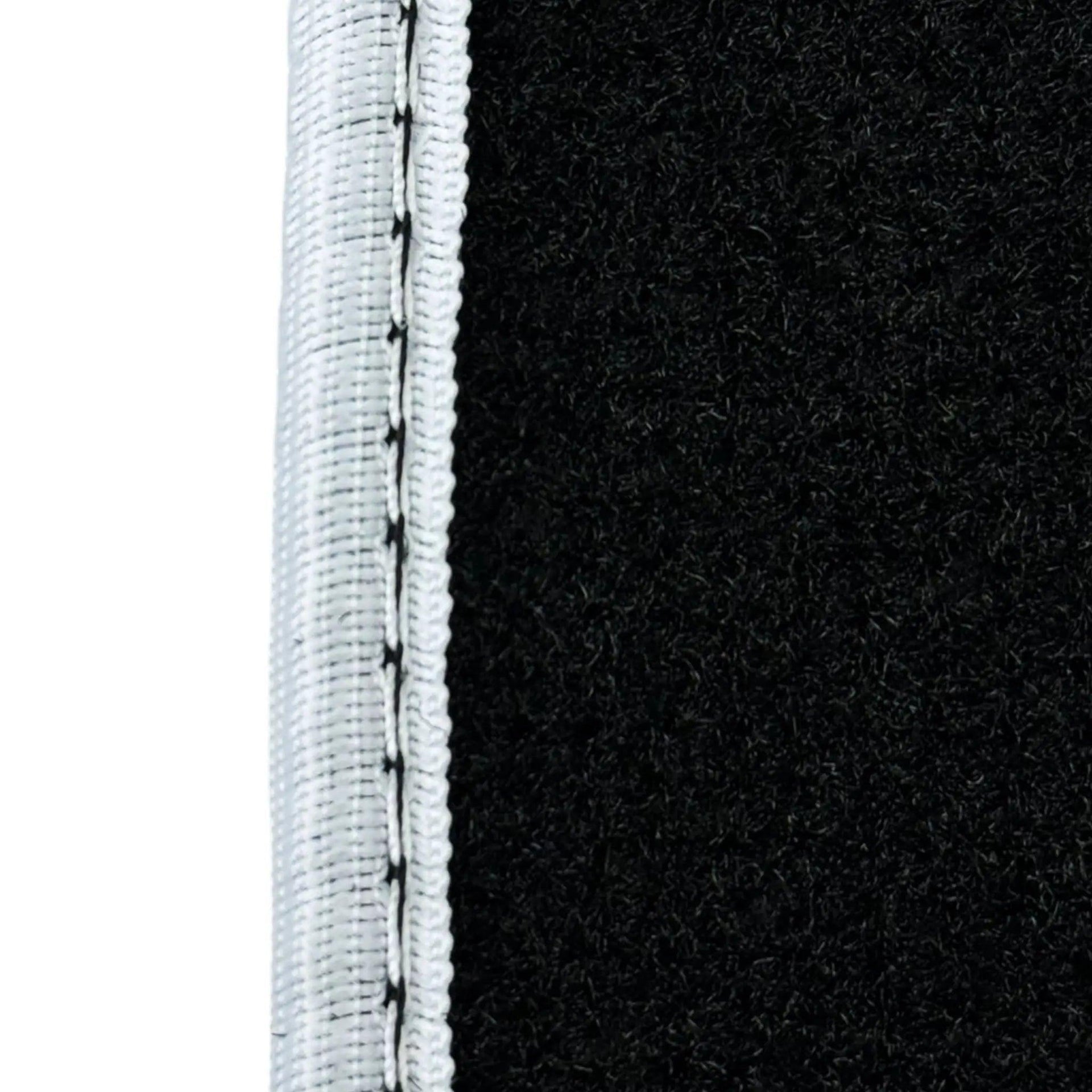 Black Mats For BMW M3 E92 | White Trim - AutoWin