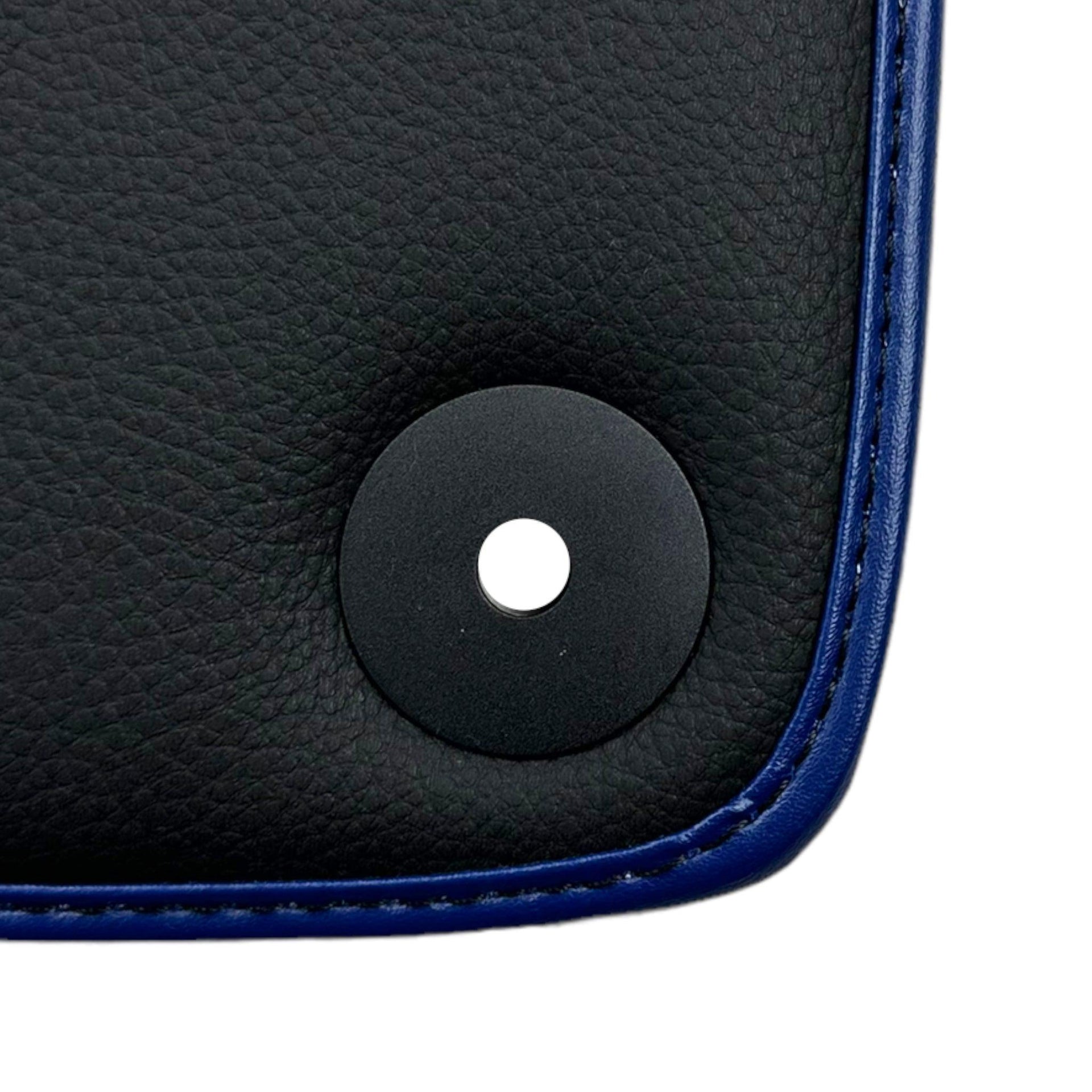 Blue Floor Mats For Bentley Flying Spur (2013-2019) with Leather - AutoWin