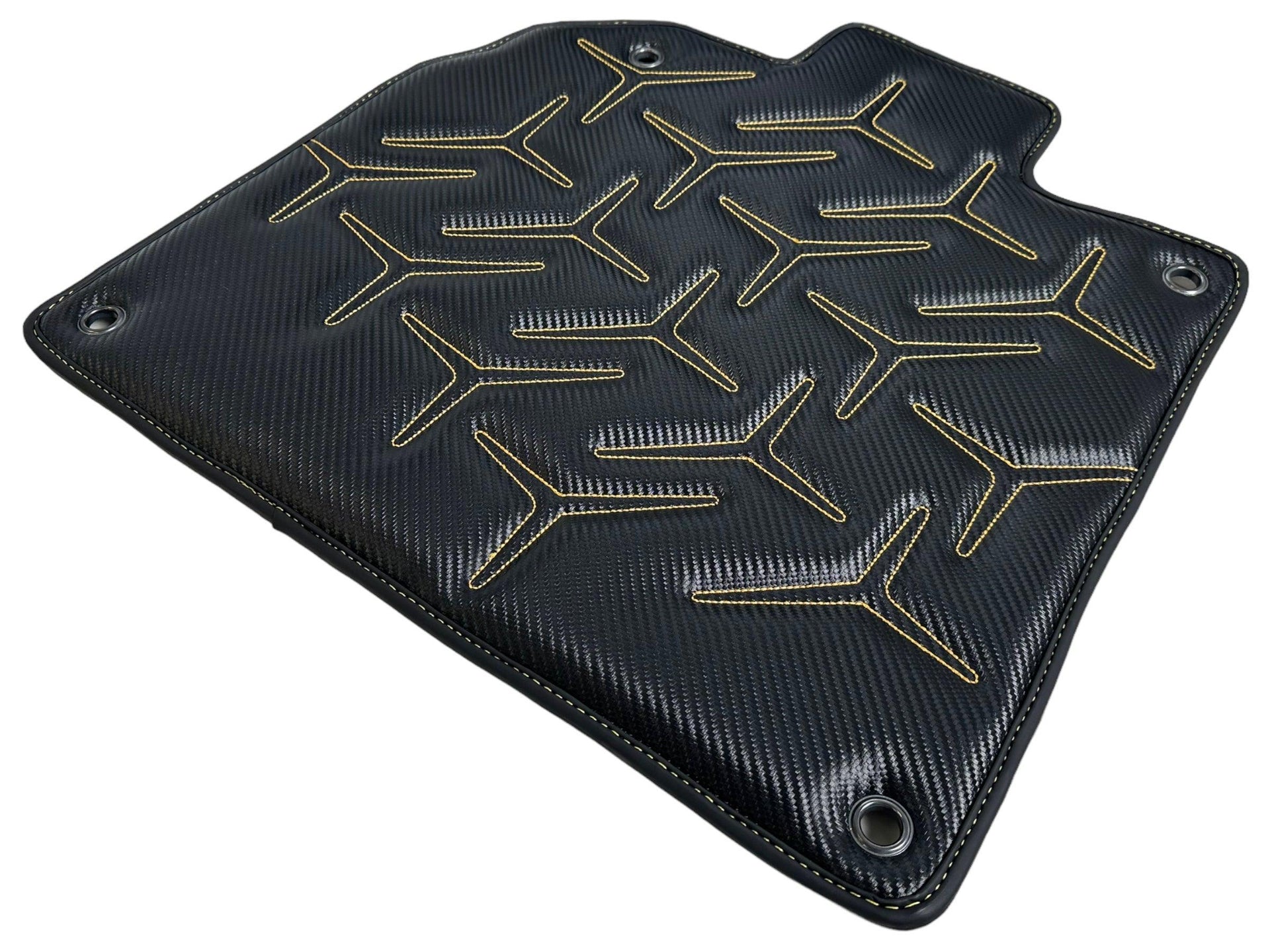 Carbon Leather Floor Mats for Lamborghini Aventador SV - AutoWin