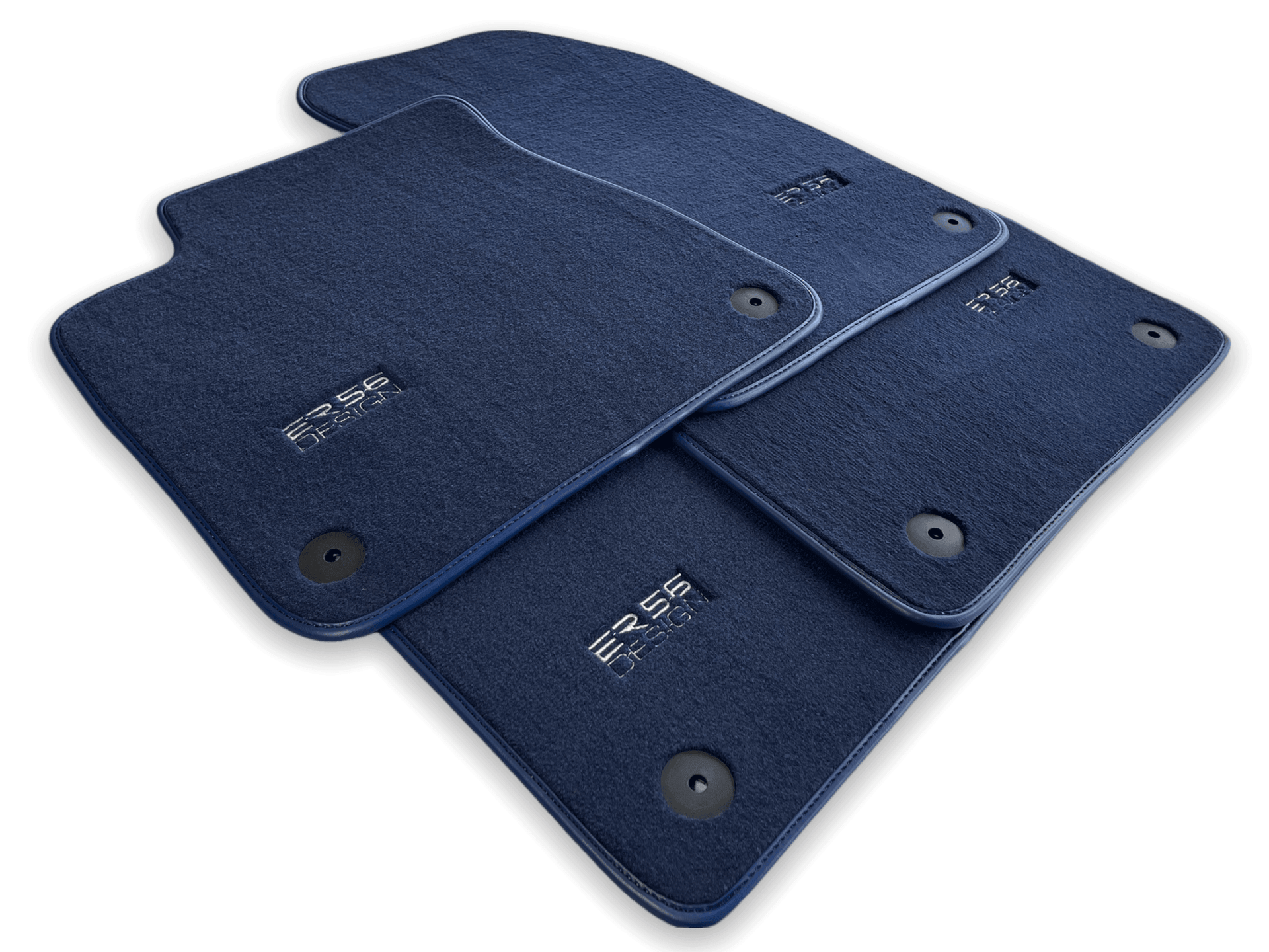 Dark Blue Floor Mats for Audi Q5 8R (2008-2017) | ER56 Design - AutoWin
