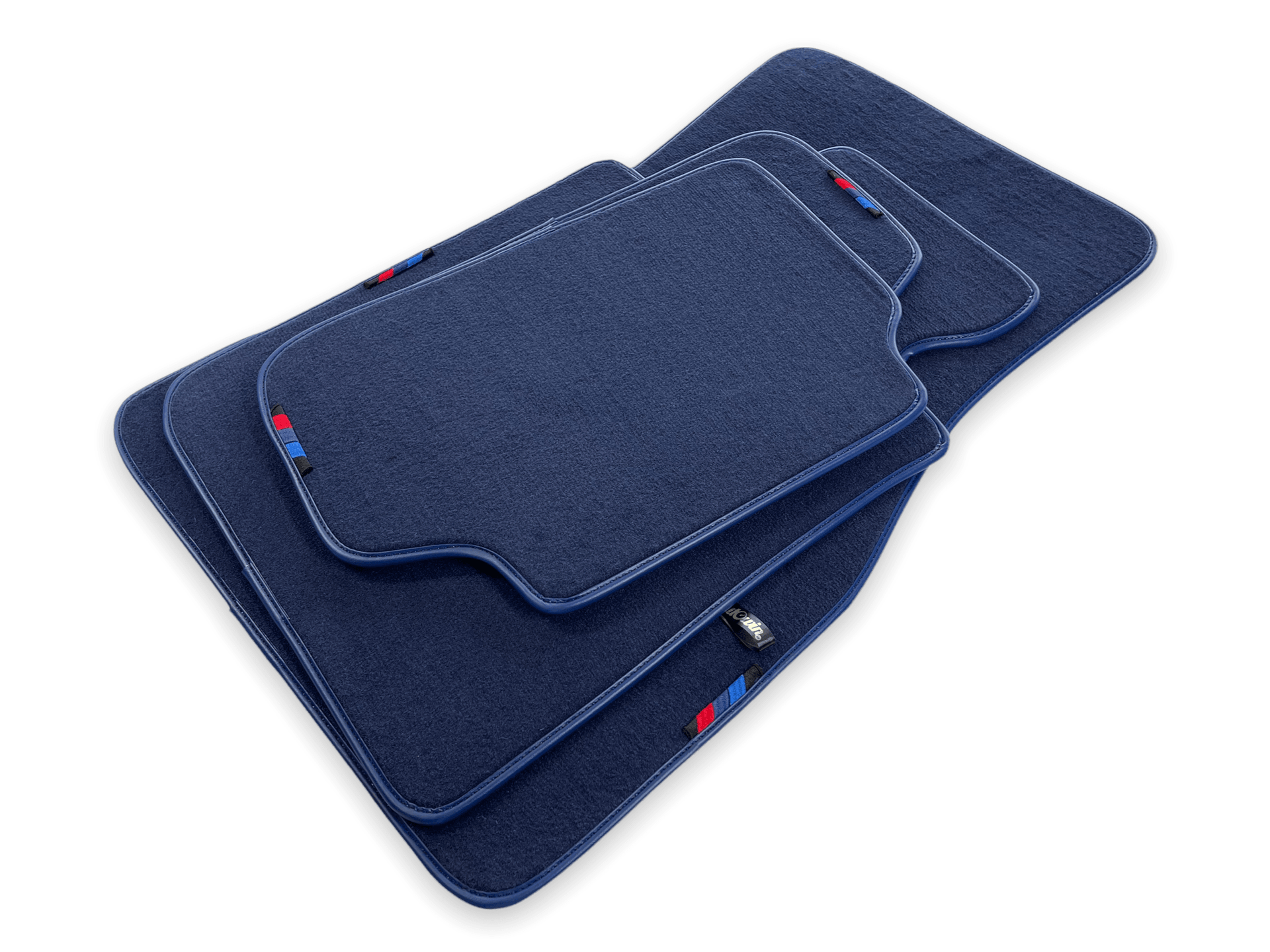 Dark Blue Floor Mats For BMW 6 Series E63 With M Package - AutoWin