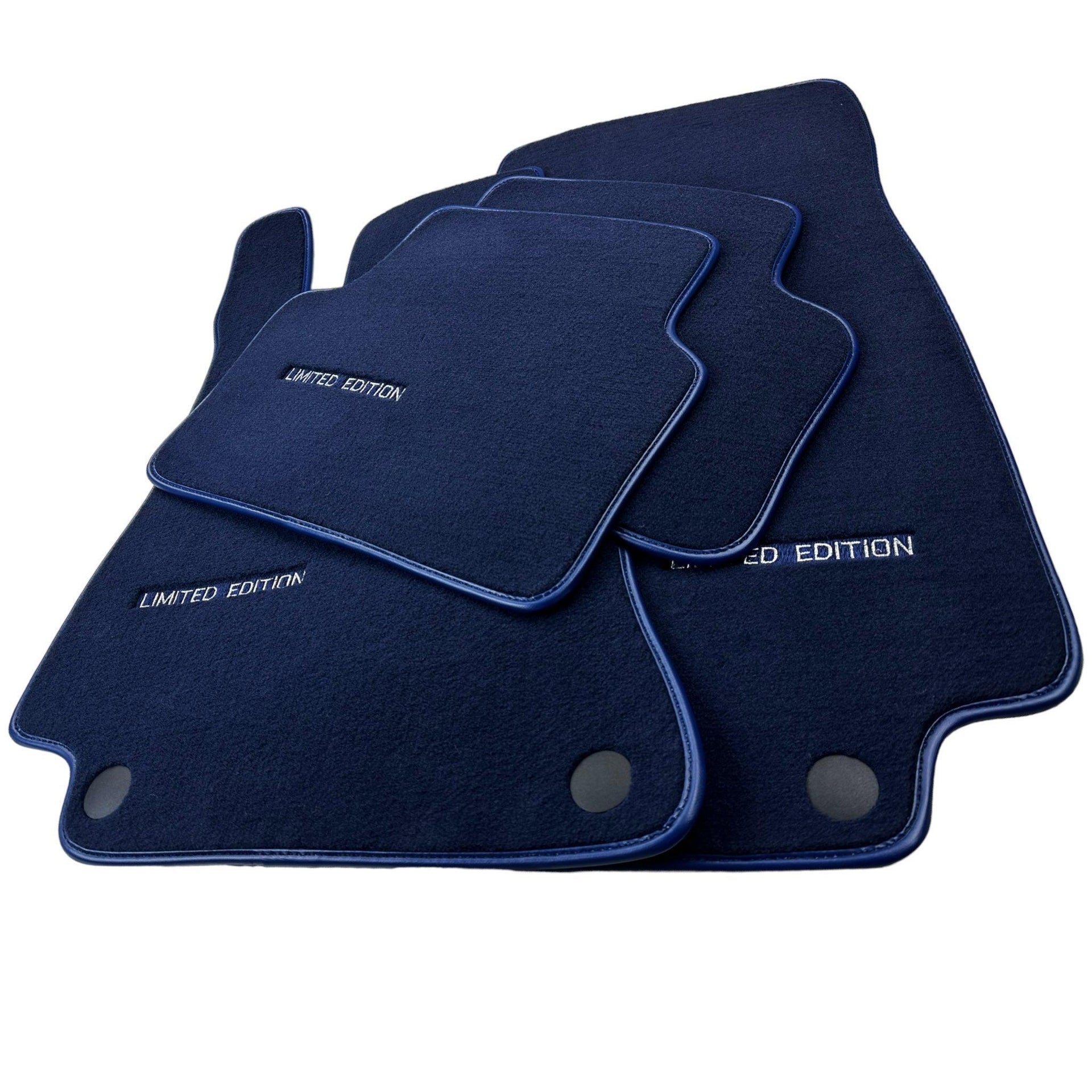 Dark Blue Floor Mats For Mercedes Benz S-Class W220 (1998-2005) Long Wheelbase | Limited Edition - AutoWin