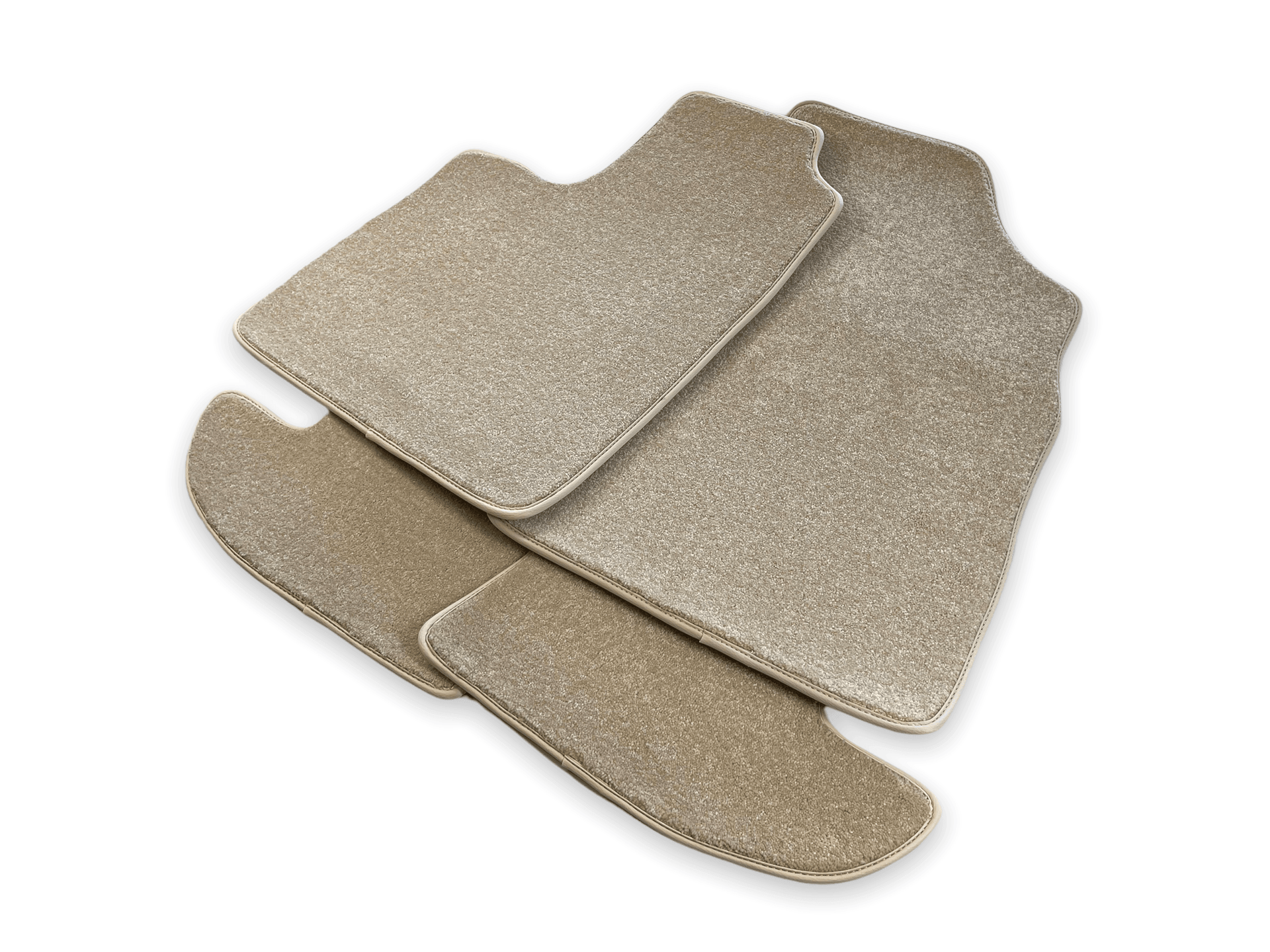 Floor Mats For Bentley Continental GT Beige Luxury Quality 2003–2011 - AutoWin
