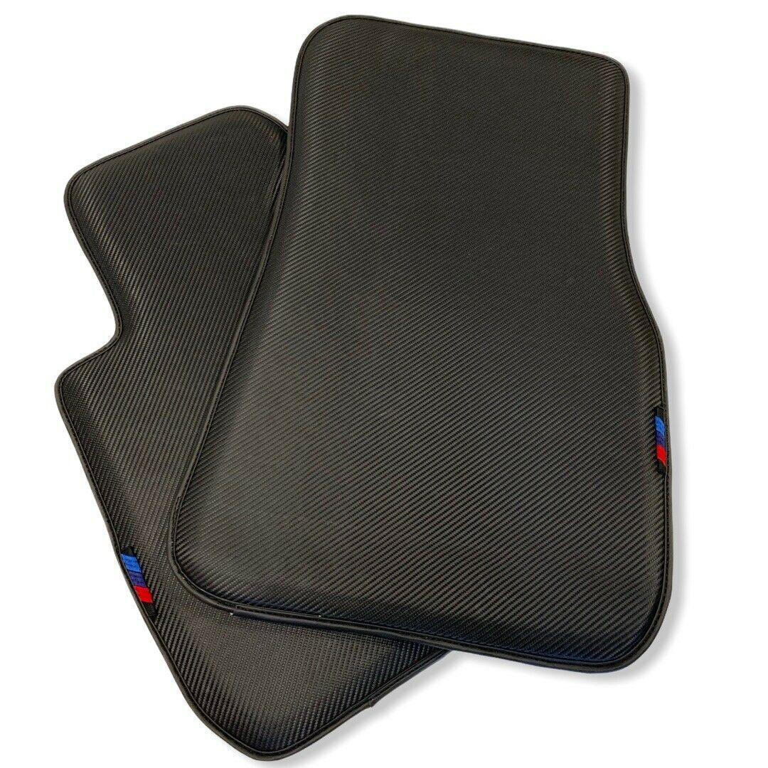 Floor Mats For BMW 8 Series E31 2-door Coupe Autowin Brand Carbon Fiber Leather - AutoWin