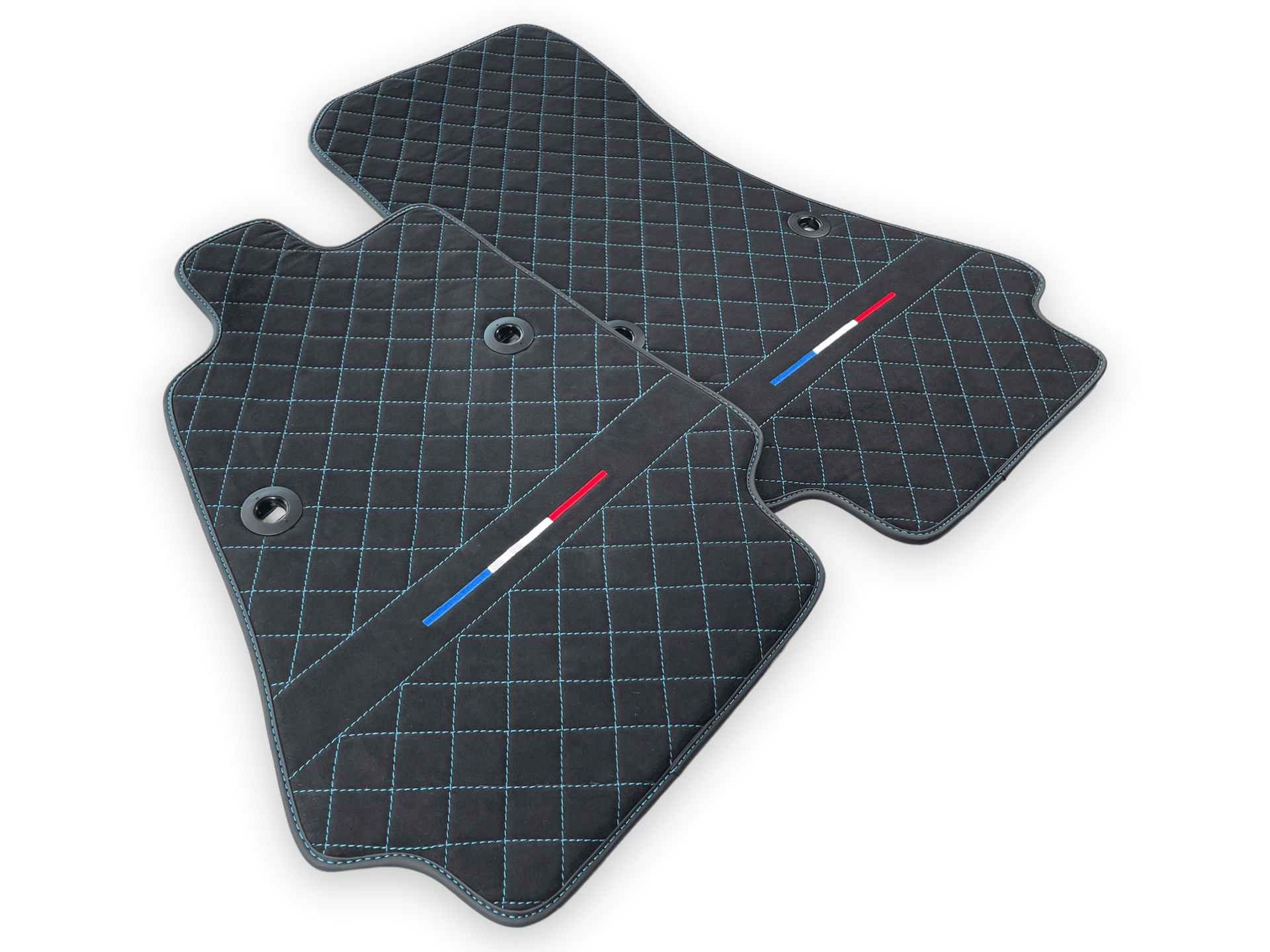 Floor Mats For Bugatti Chiron Alcantara Leather Limited Edition - AutoWin