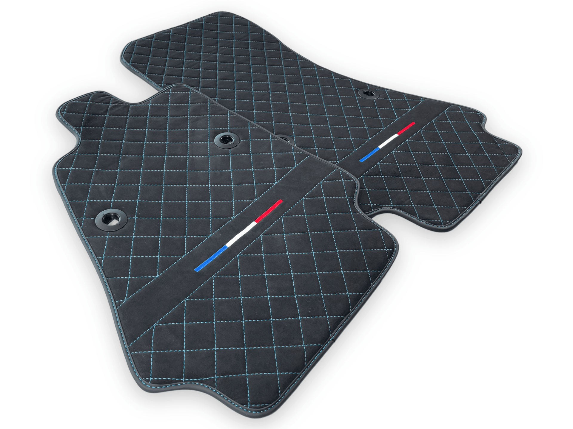 Floor Mats For Bugatti Chiron Alcantara Leather Limited Edition - AutoWin