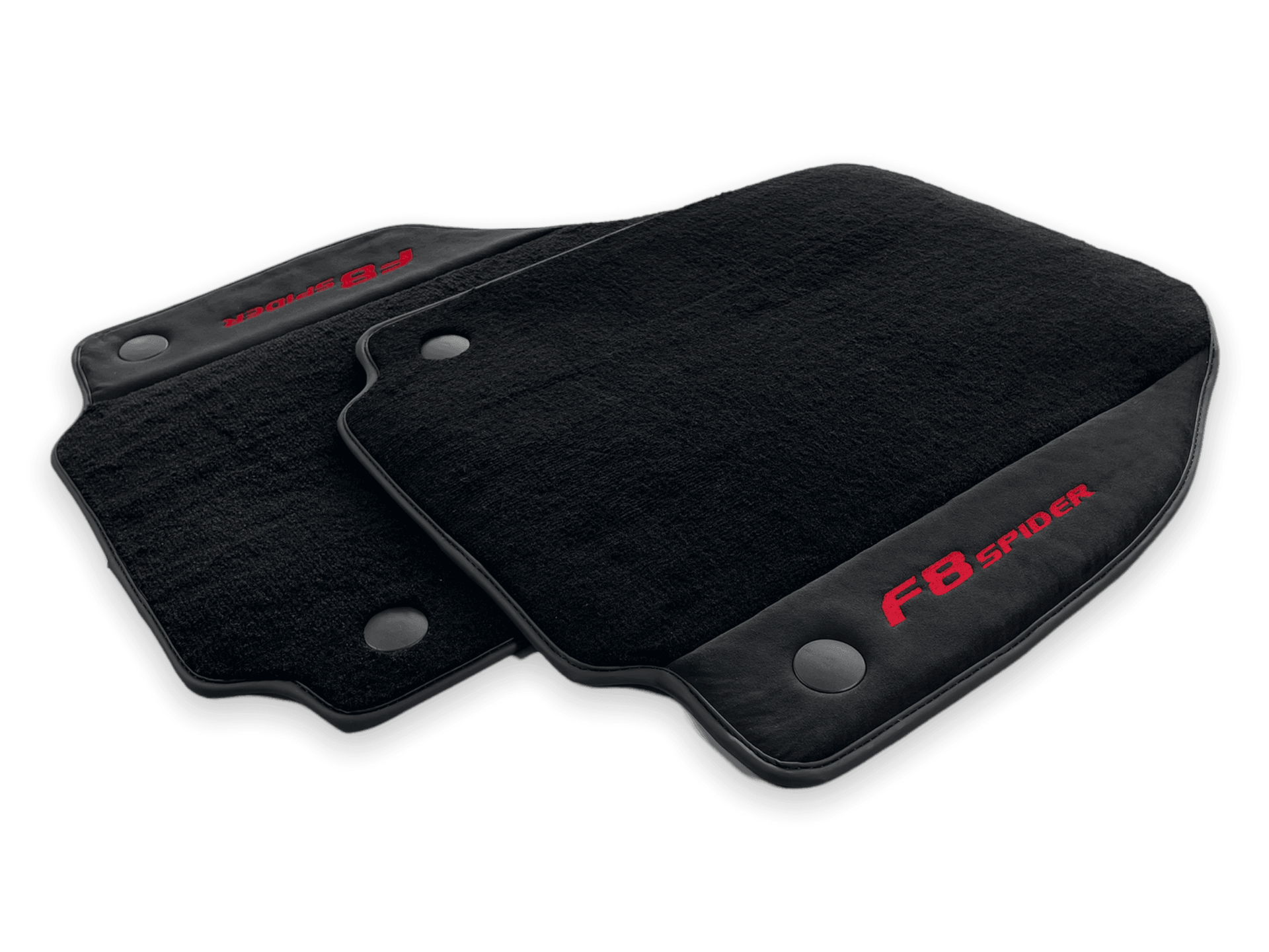 Floor Mats For Ferrari F8 Spider 2019-2022 Red Italian Edition - AutoWin