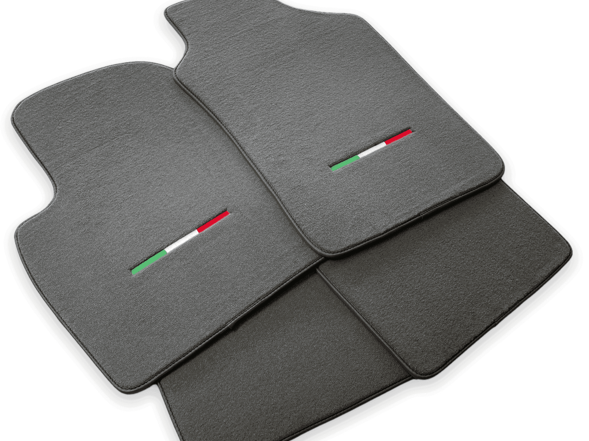 Gray Floor Mats for Fiat Punto Evo (2009-2012) 5 Doors - AutoWin