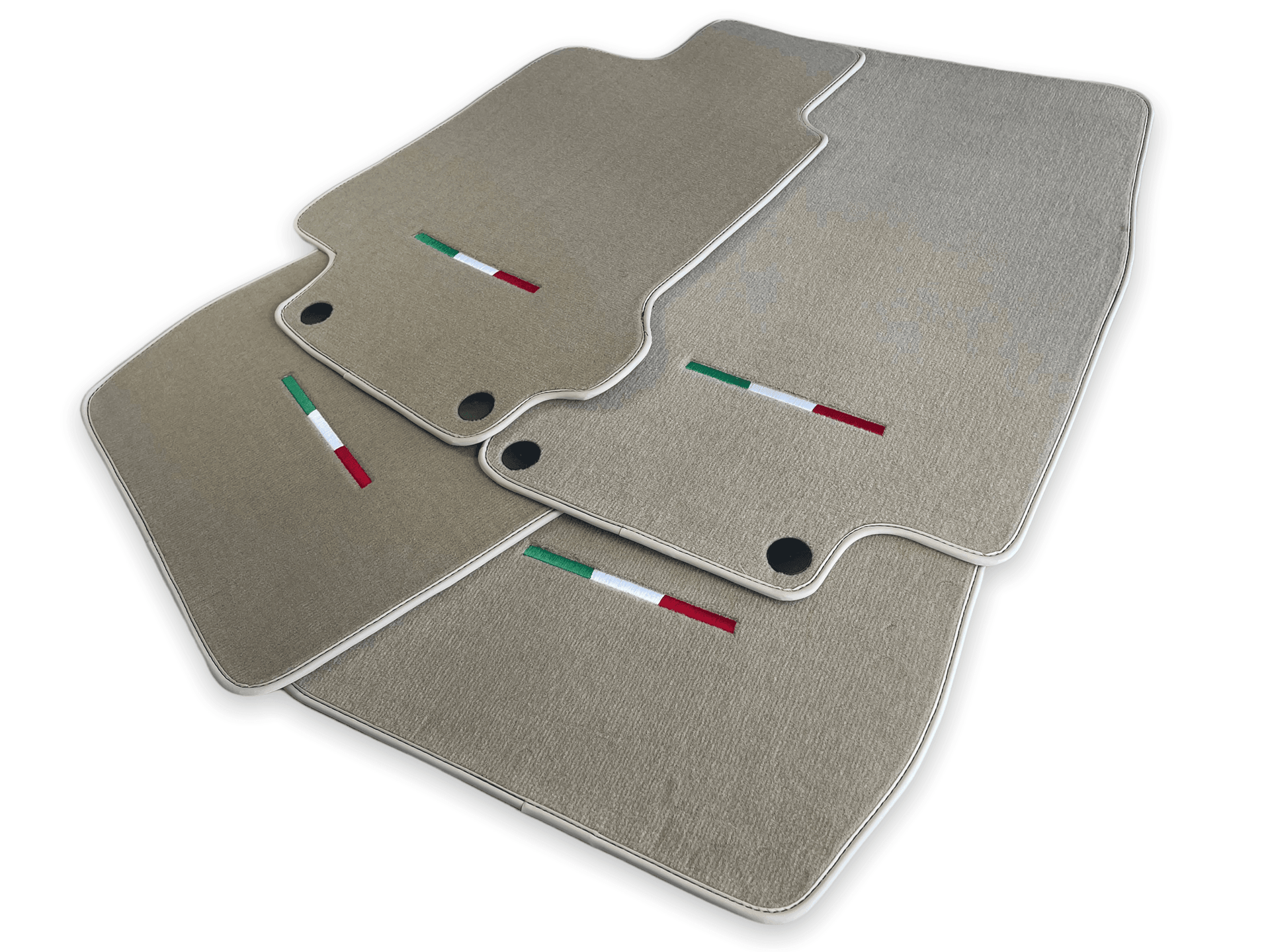 Floor Mats For Maserati GranTurismo (2007-2019) Beige IT Edition - AutoWin