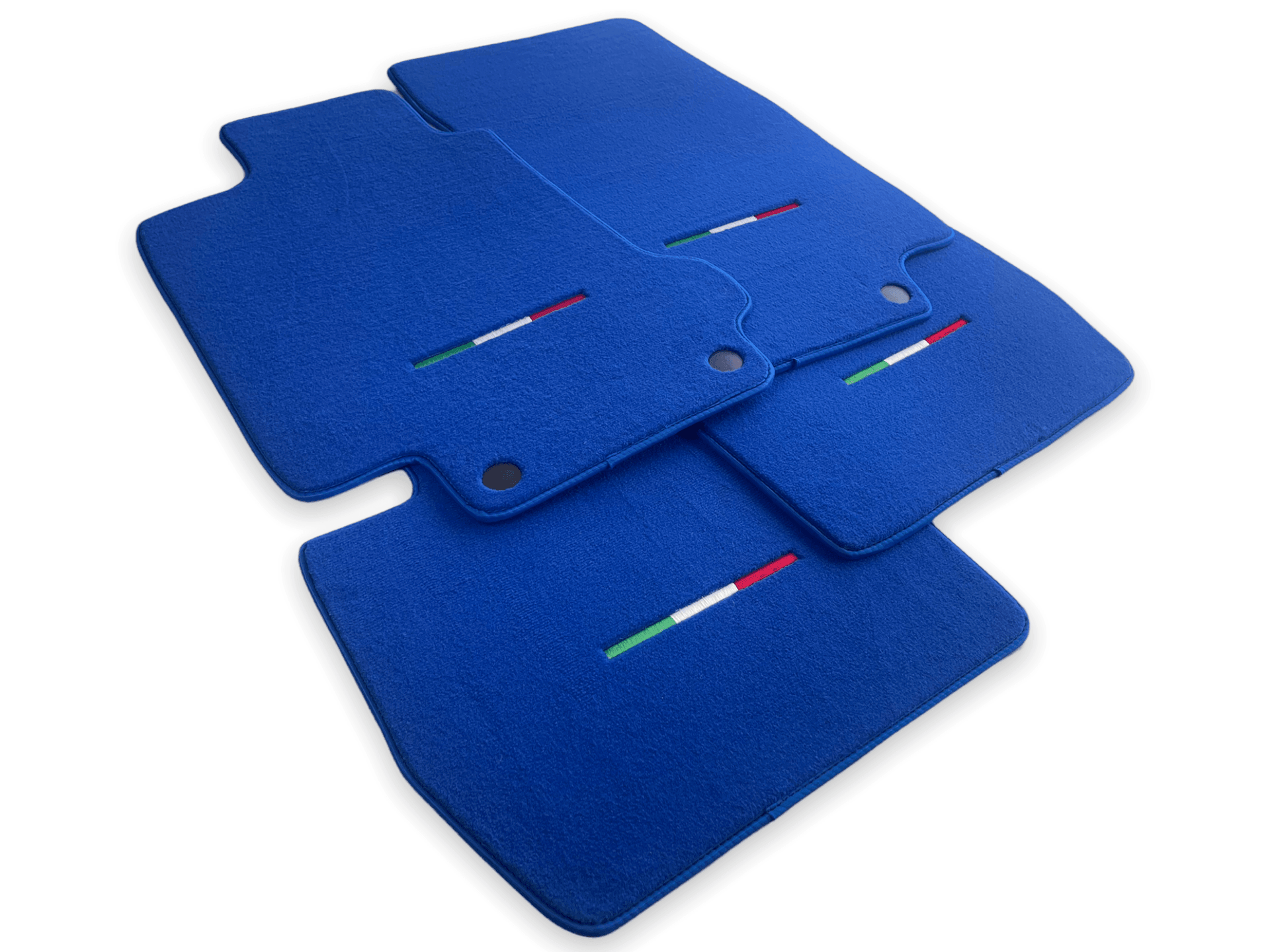 Floor Mats For Maserati GranTurismo (2007-2019) Blue IT Edition - AutoWin