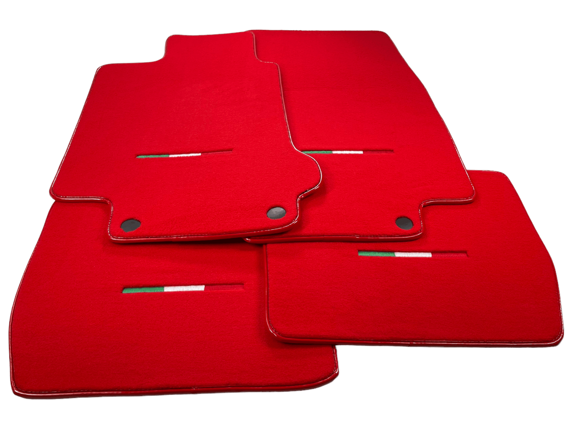 Floor Mats For Maserati GranTurismo (2007-2019) Red IT Edition - AutoWin