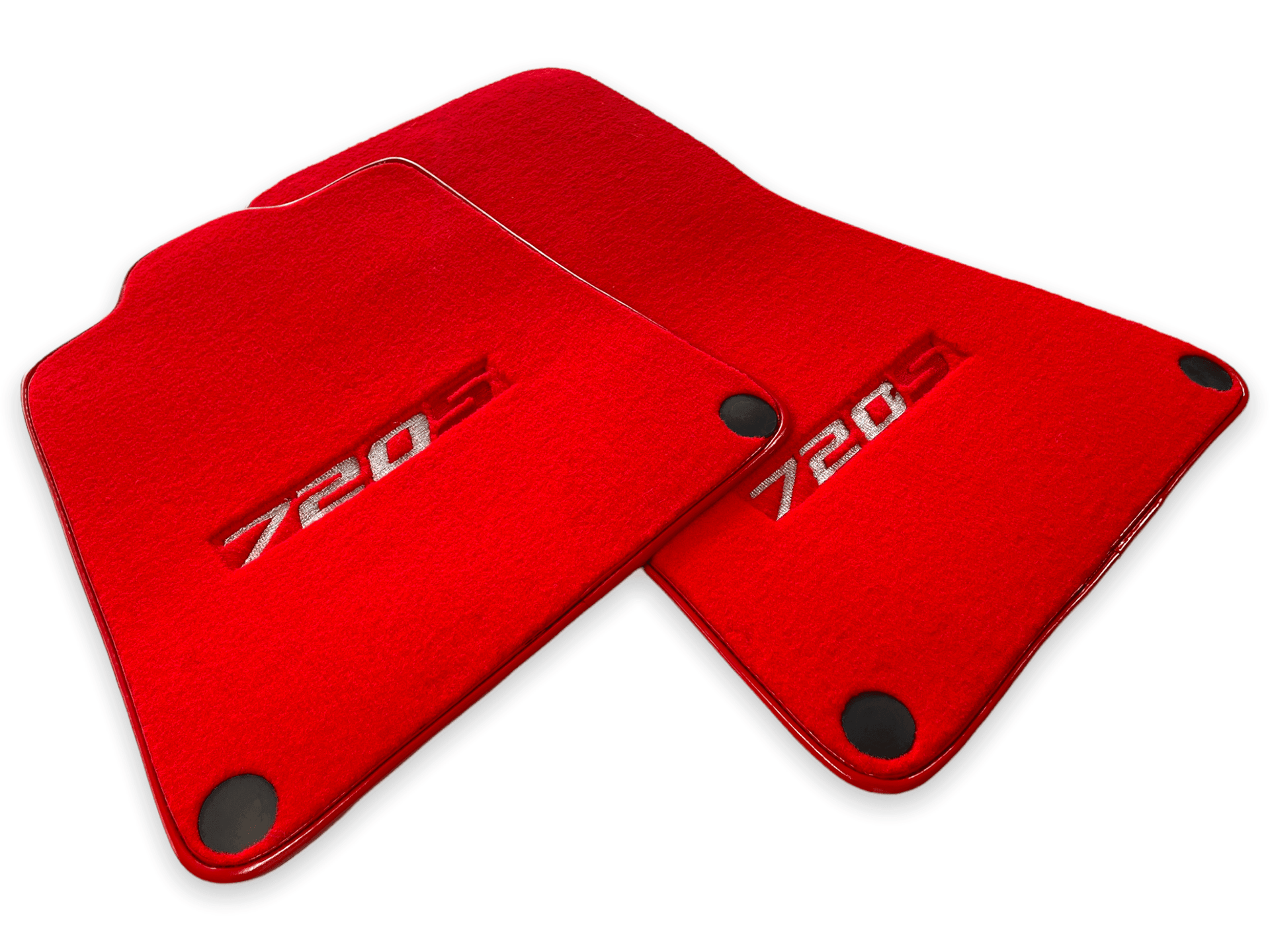 Floor Mats For McLaren 720S Red Tailored Carpets Set AutoWin - AutoWin