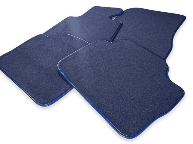Floor Mats For Rolls Royce Phantom Drophead Coupe 2007–2016 Dark Blue - AutoWin