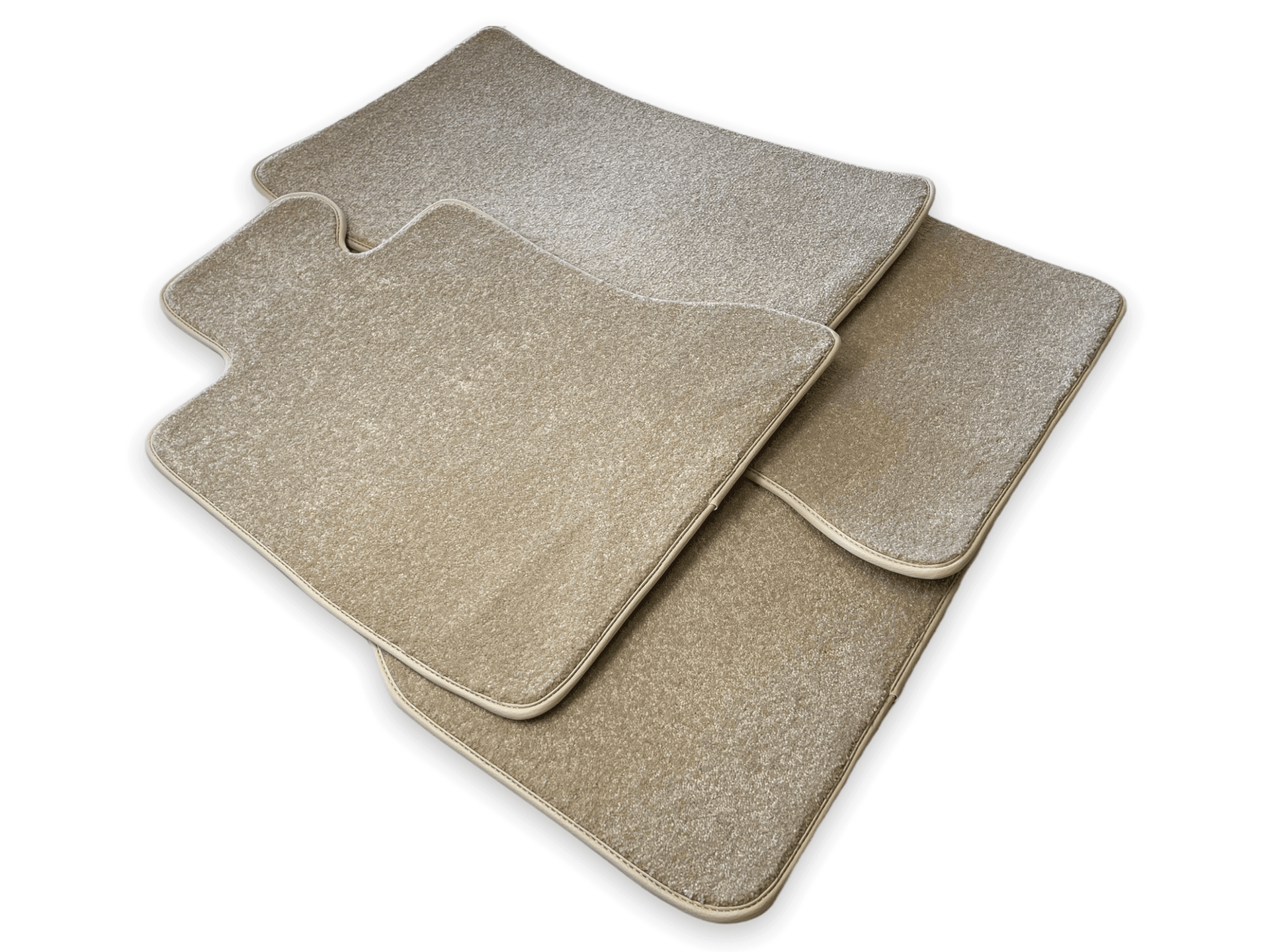 Floor Mats For Rolls Royce Shadow 1965-1977 Beige Luxury Quality - AutoWin