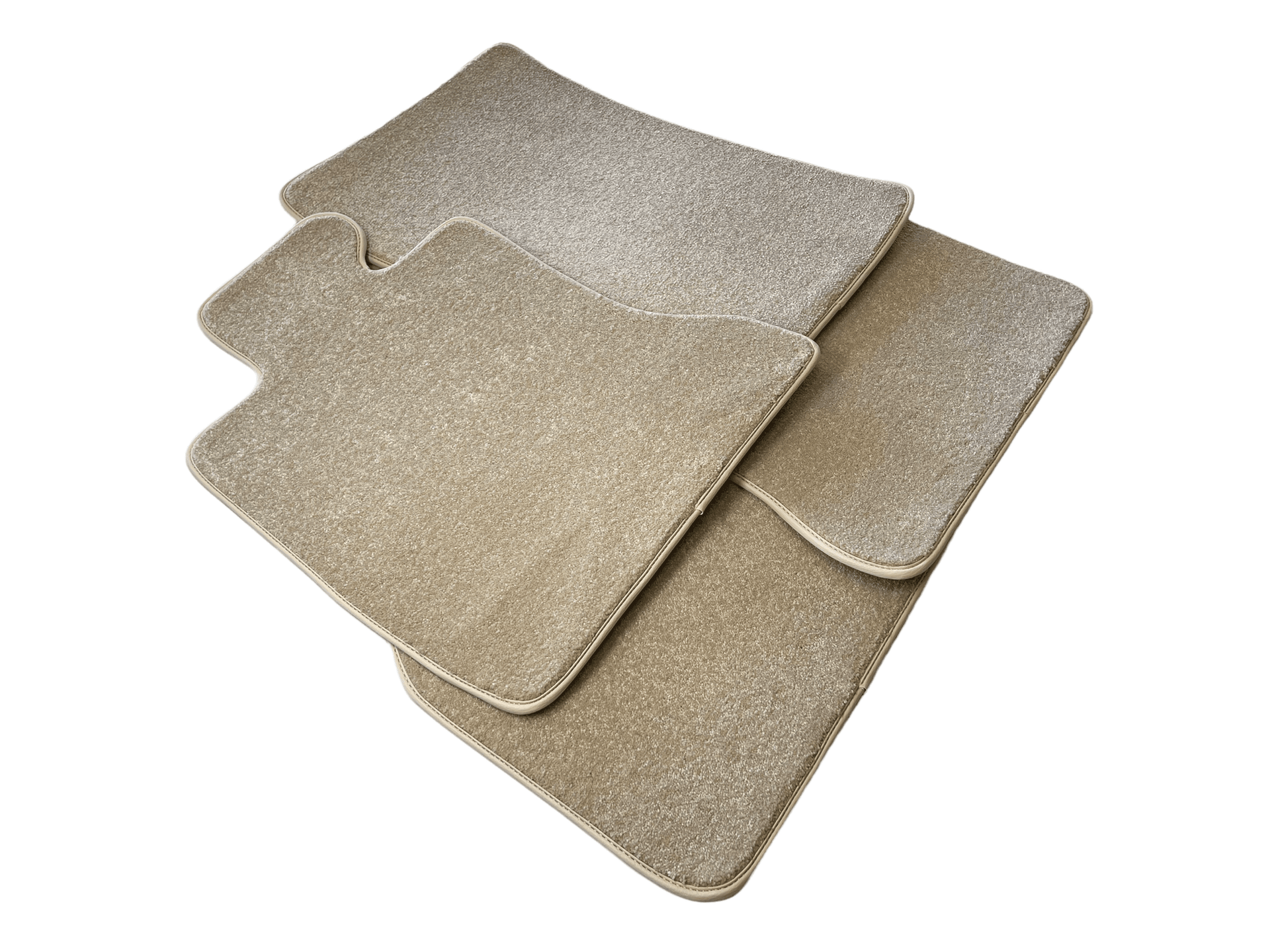 Floor Mats For Rolls Royce Wraith 2013-2023 Beige Luxury Quality - AutoWin