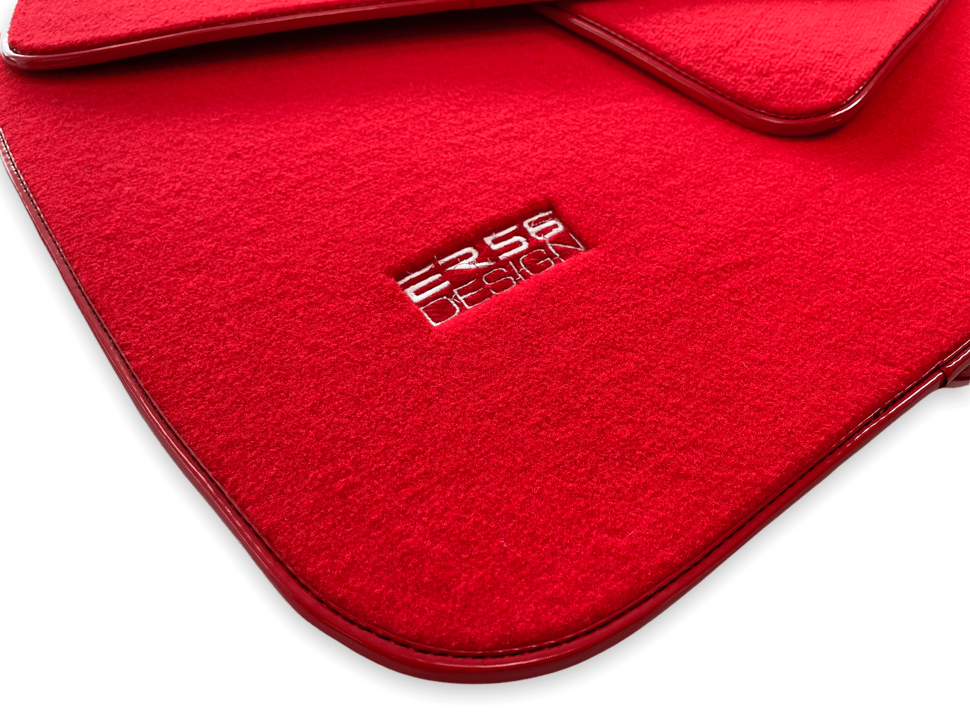 Floor Mats For Rolls Royce Wraith 2013–2023 Red Er56 Design - AutoWin
