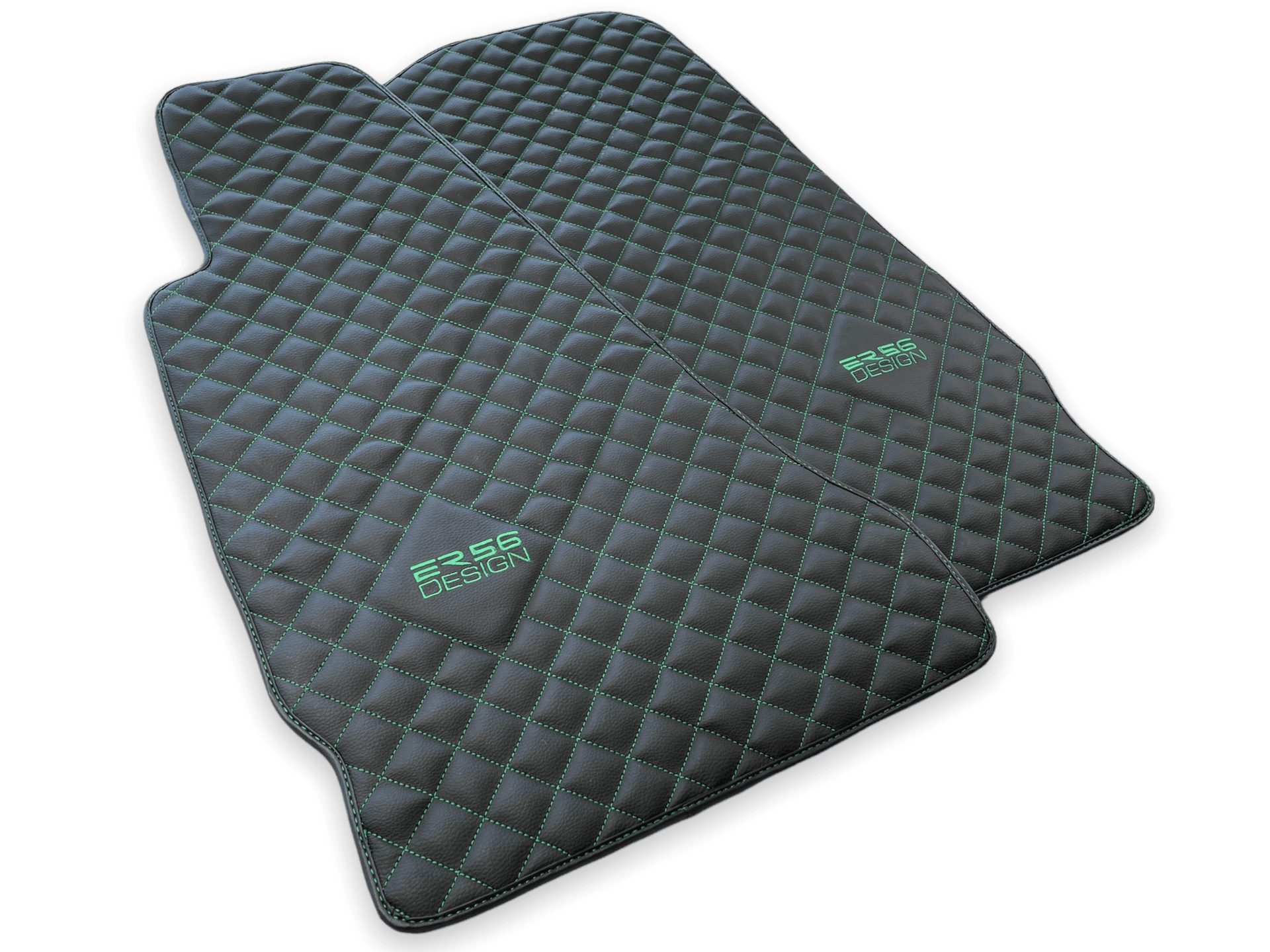 Leather Floor Mats For Aston Martin V8 Vantage (2005–2023) ER56 Design - AutoWin