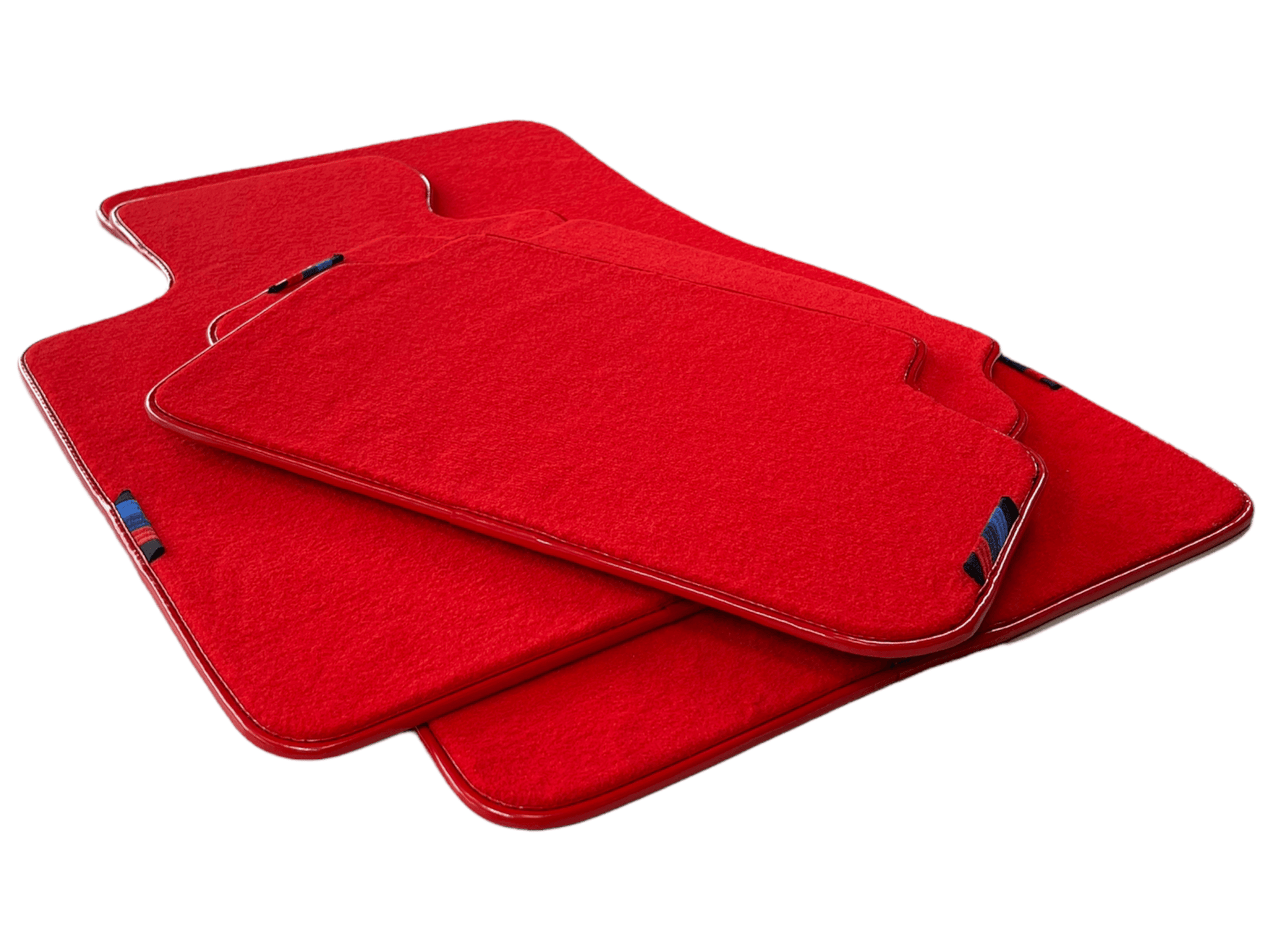 Red Floor Mats For BMW M2 Series F87 With M Package AutoWin Brand - AutoWin
