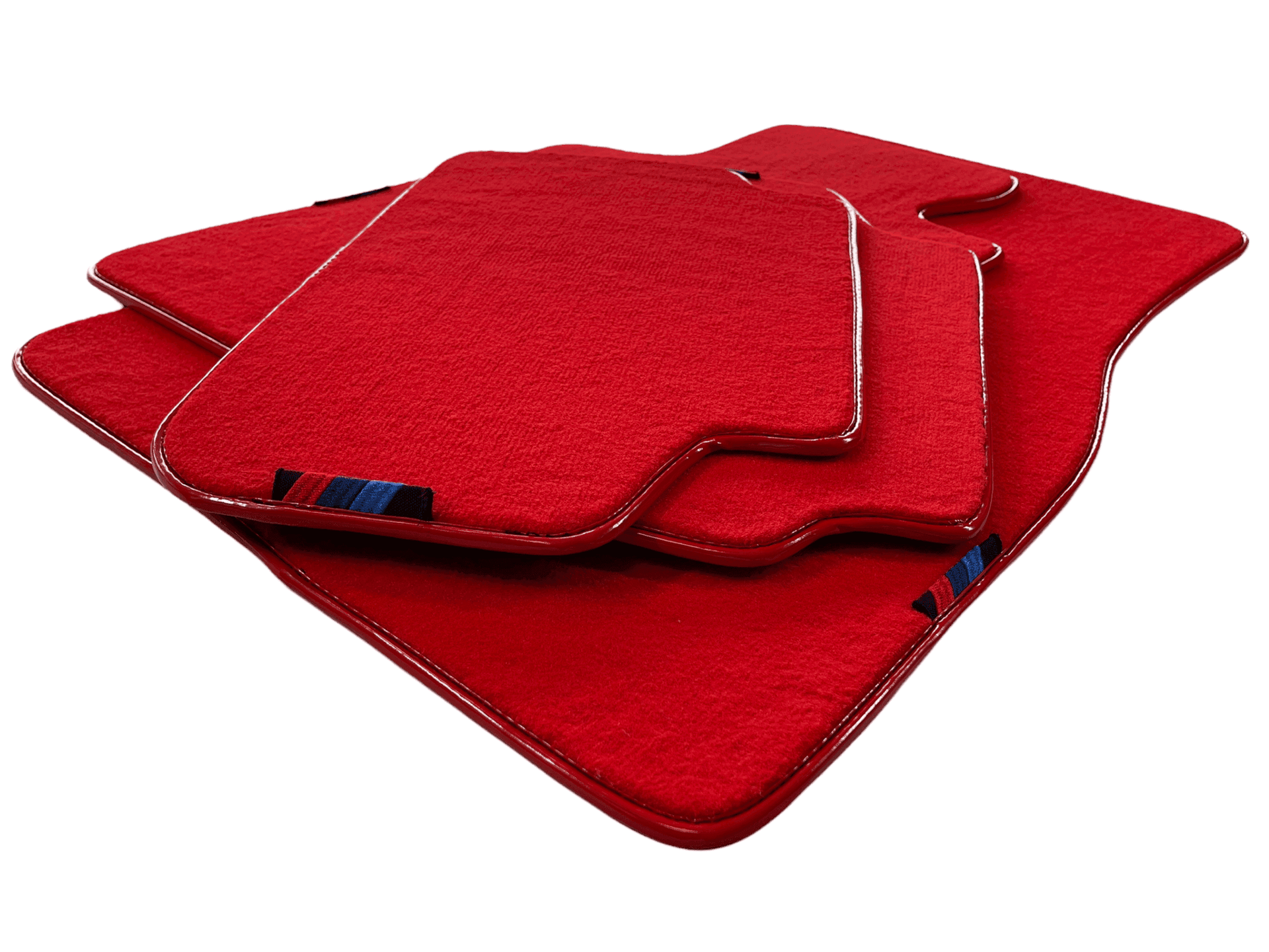 Red Floor Mats for BMW iX (2022-2024) with M Package AutoWin Brand - AutoWin