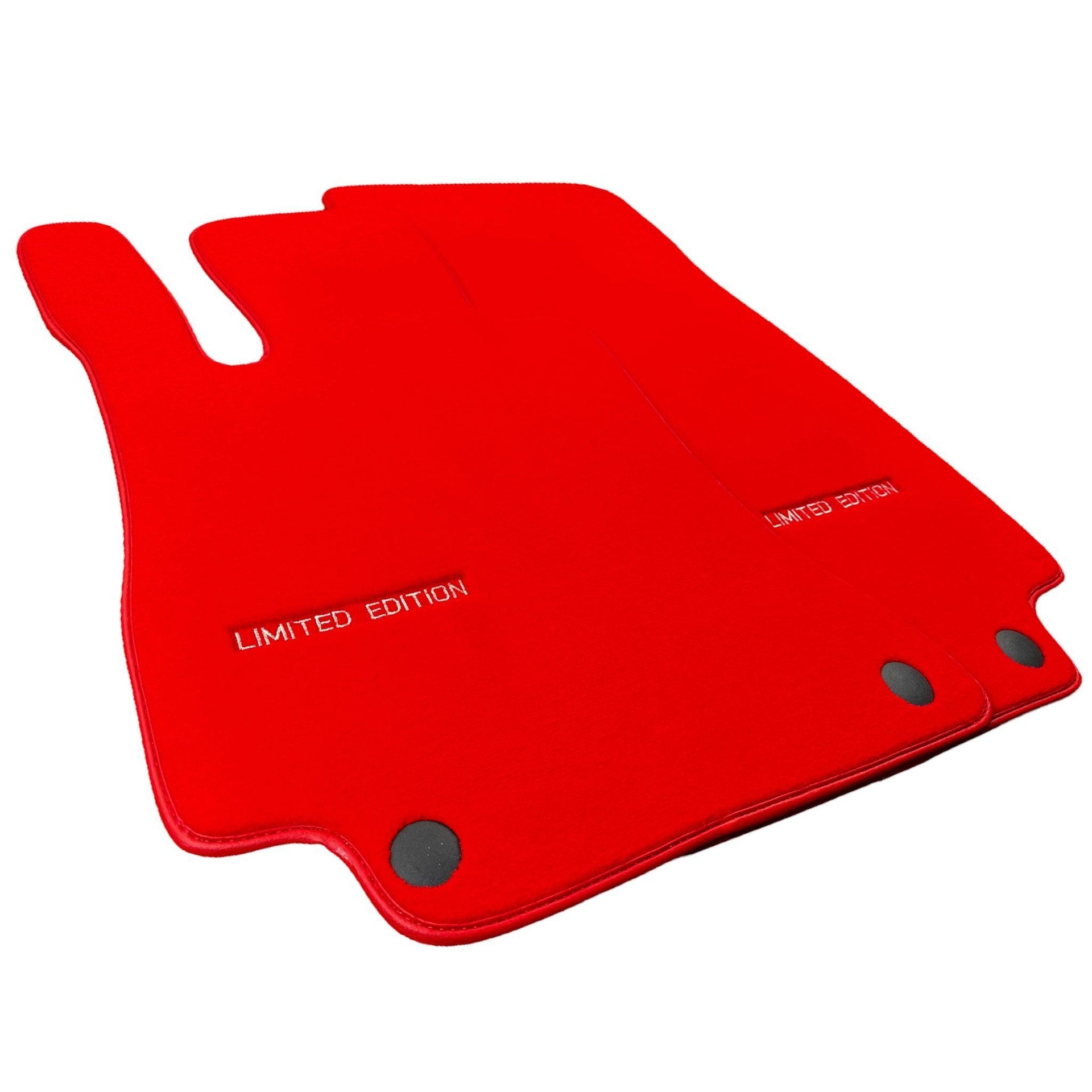 Red Floor Mats For Mercedes Benz EQS-Class V297 (2021-2023) | Limited Edition - AutoWin