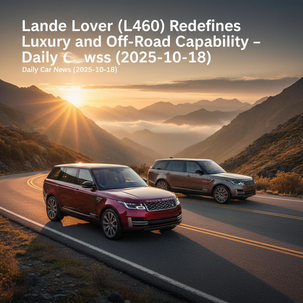 Land Rover Range Rover (L460) Redefines Luxury and Off-Road Capability – Daily Car News (2025-10-18)
