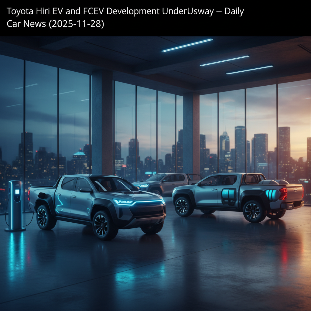 Toyota HiLux EV and FCEV Development Underway – Daily Car News (2025-11-28)