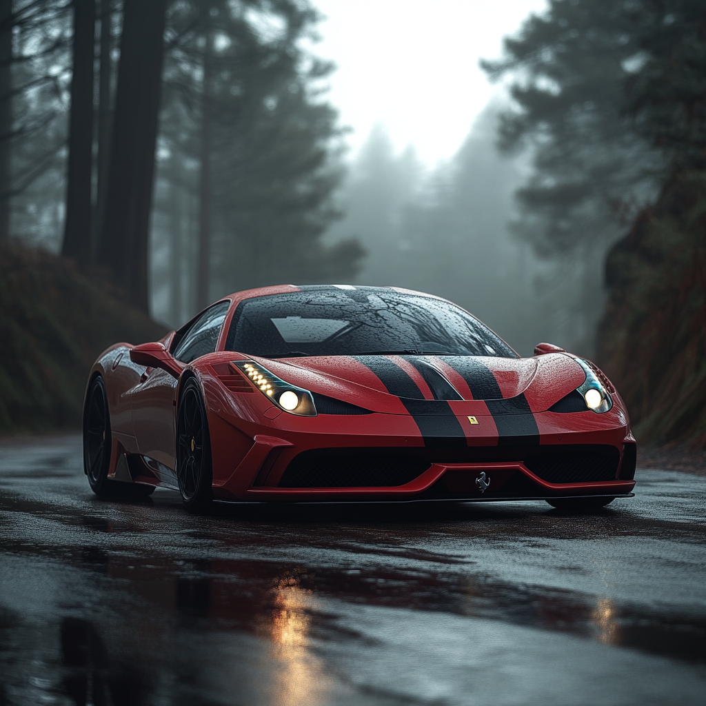 フェラーリ458：キーを抜いてからもずっと聞こえるV8サイレン