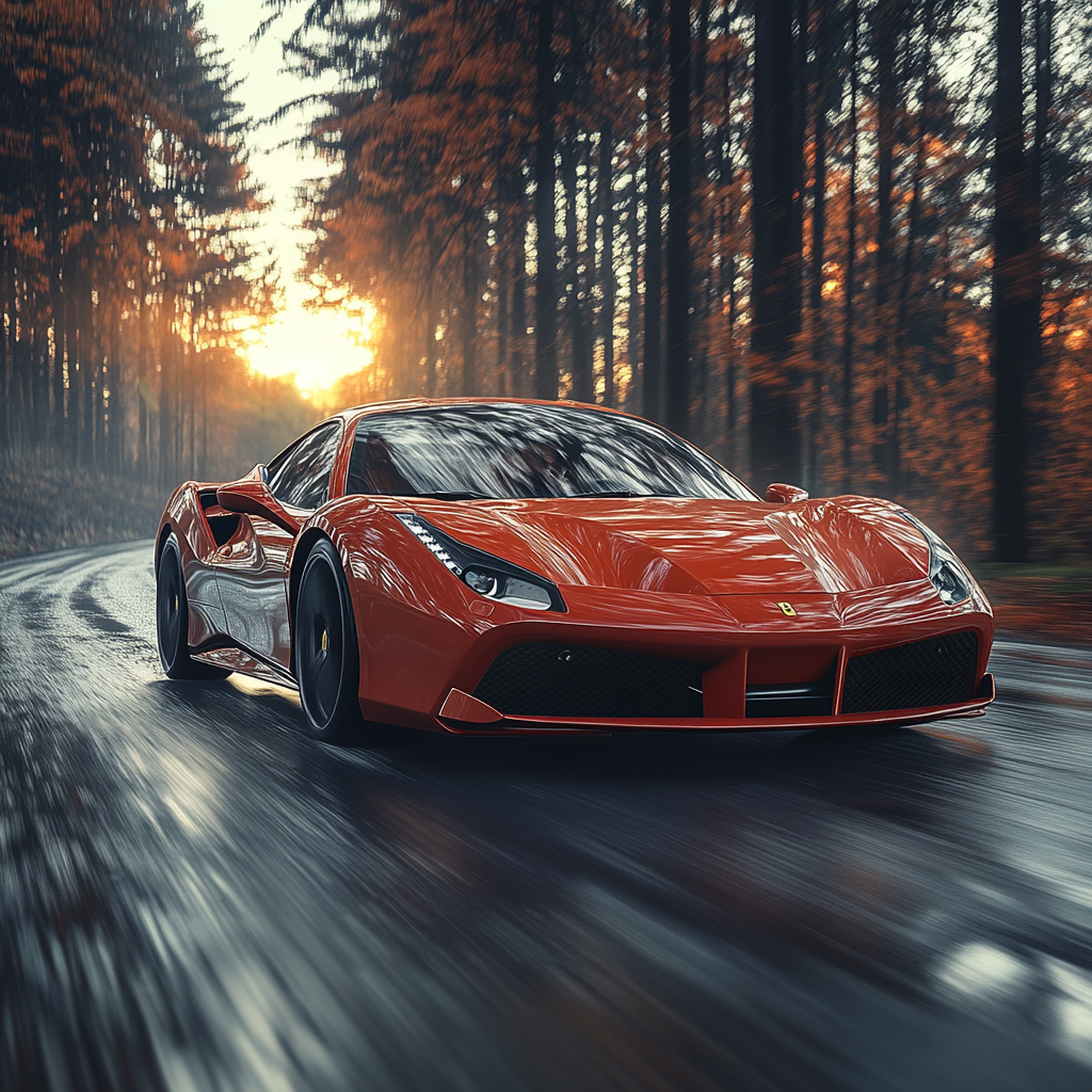 Das elegante Layout einer Ferrari-Kabine