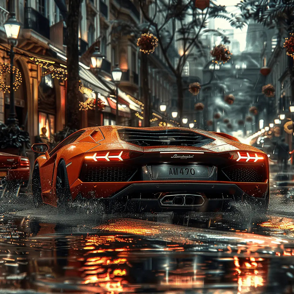 How much horsepower does the Lamborghini Aventador have?