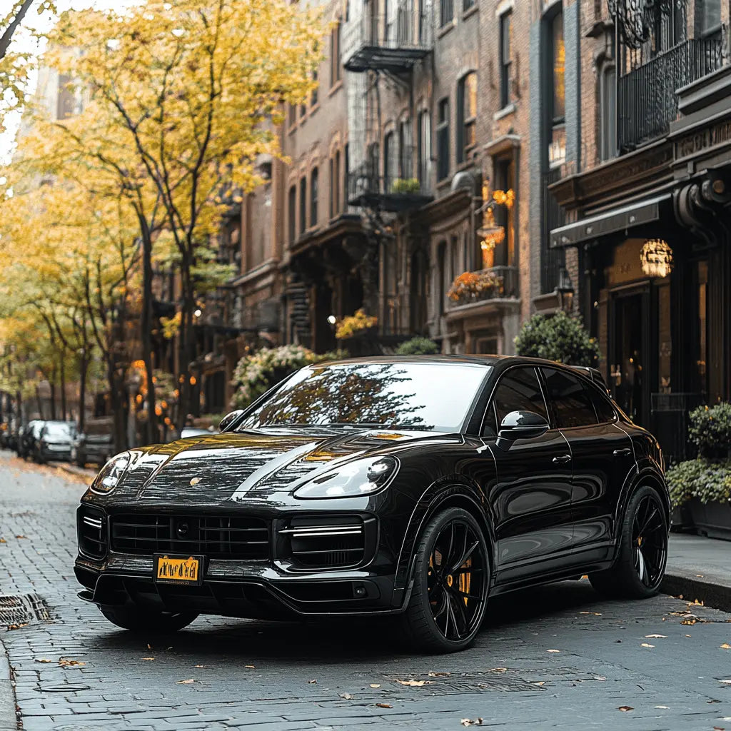 Porsche Cayenne mit maßgeschneiderten AutoWin-Fußmatten