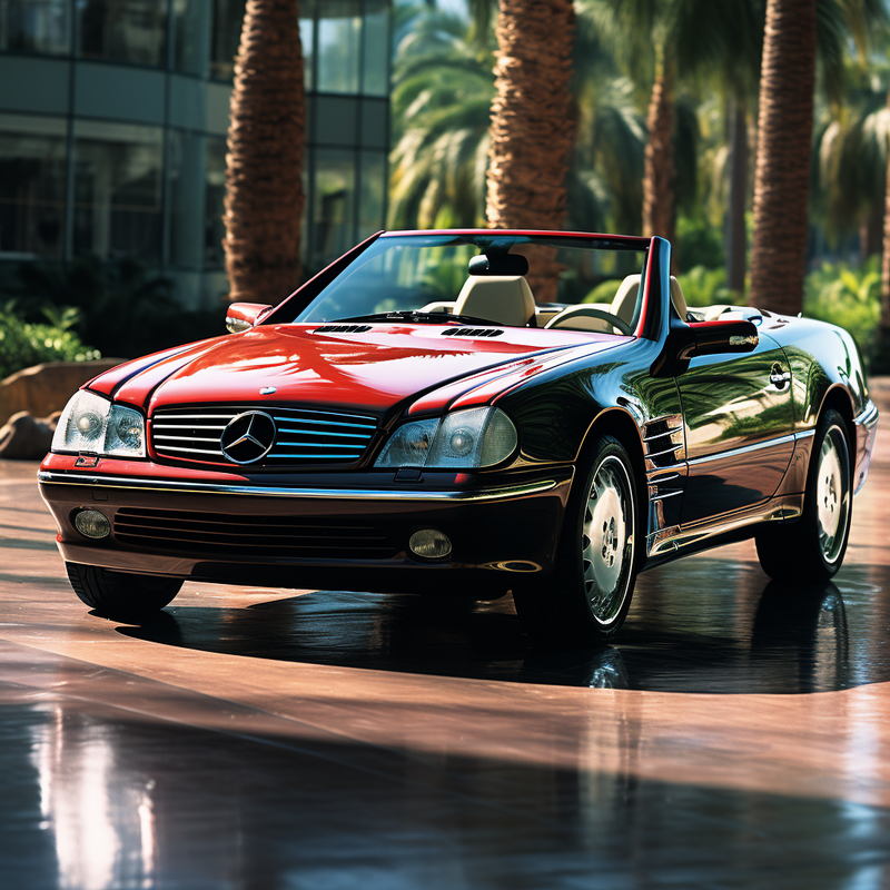 Autowin のプレミアム フロア マットであなたの Mercedes SL R129 (1989-2001) をグレードアップしましょう