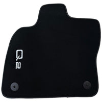 Black Floor Mats for Audi Q2 (2020-2024) - AutoWin