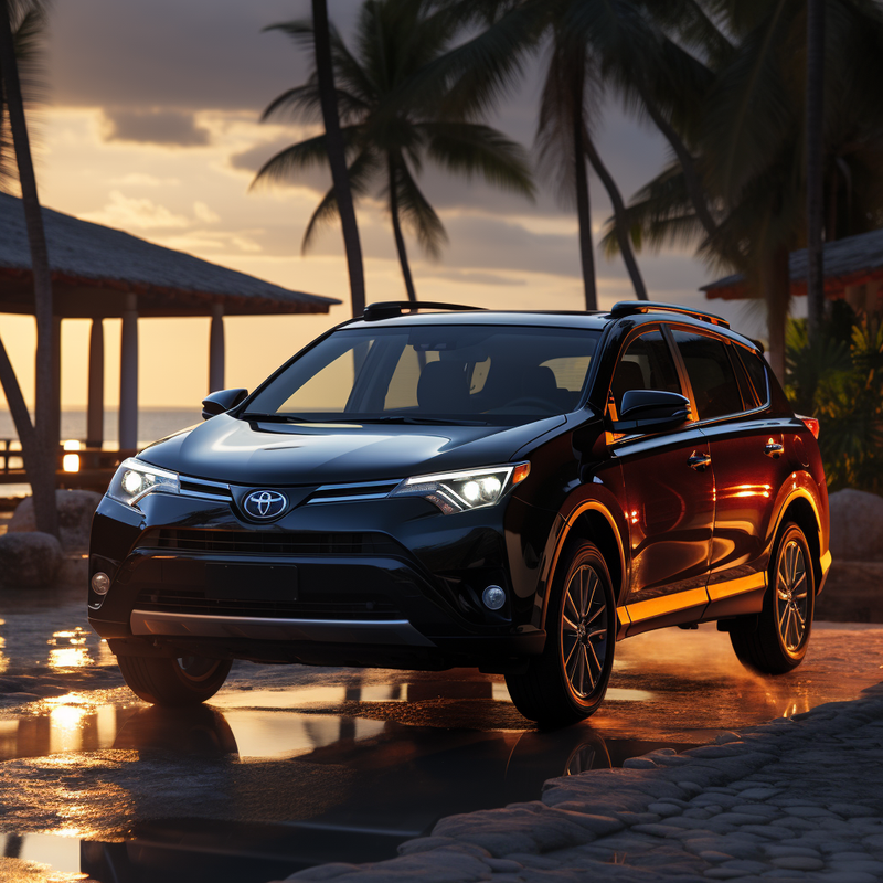 Autowin のトヨタ RAV4 (2013-2019) 用プレミアム フロアマット